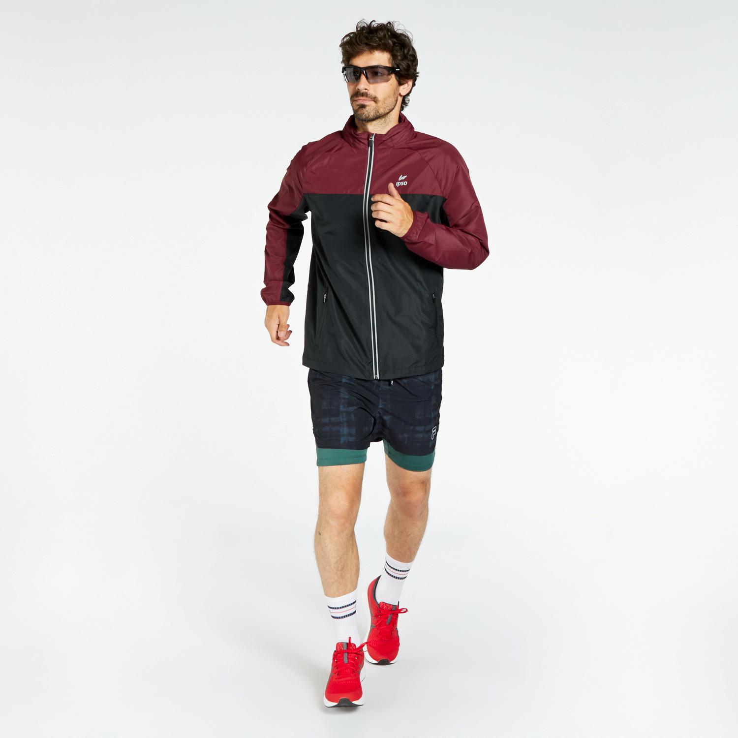 Ipso Combi 2 - Rouge Grenat - Coupe-vent Running Homme sports taille XL