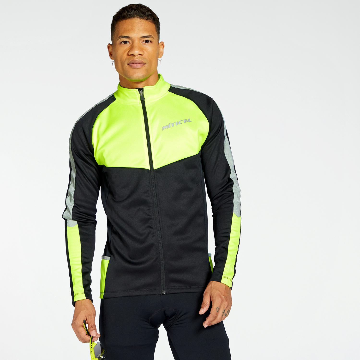 Mítical Reflective - Jaune - Maillot Cyclisme Homme sports taille M