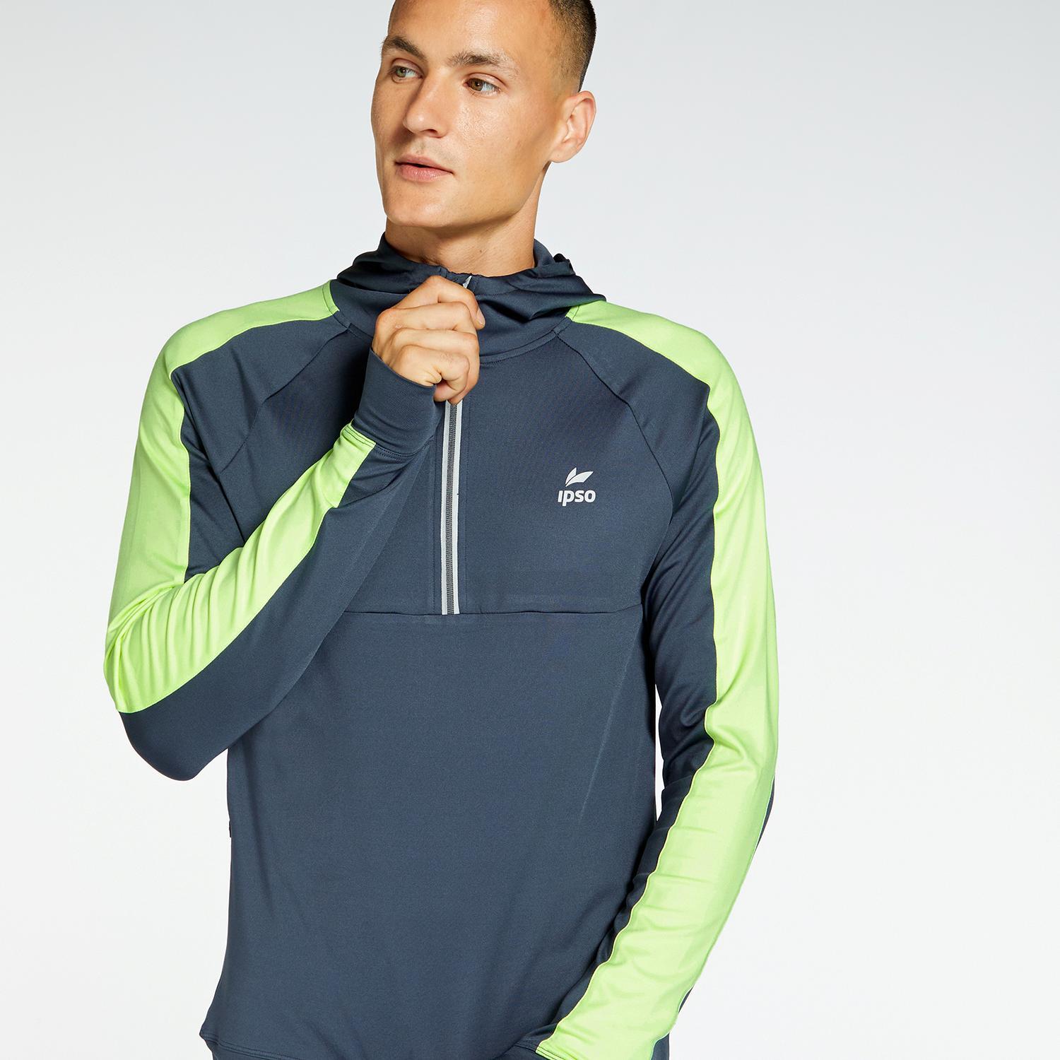 Ipso Combi 1 - Gris - Sweat Thermique Homme sports taille 2XL