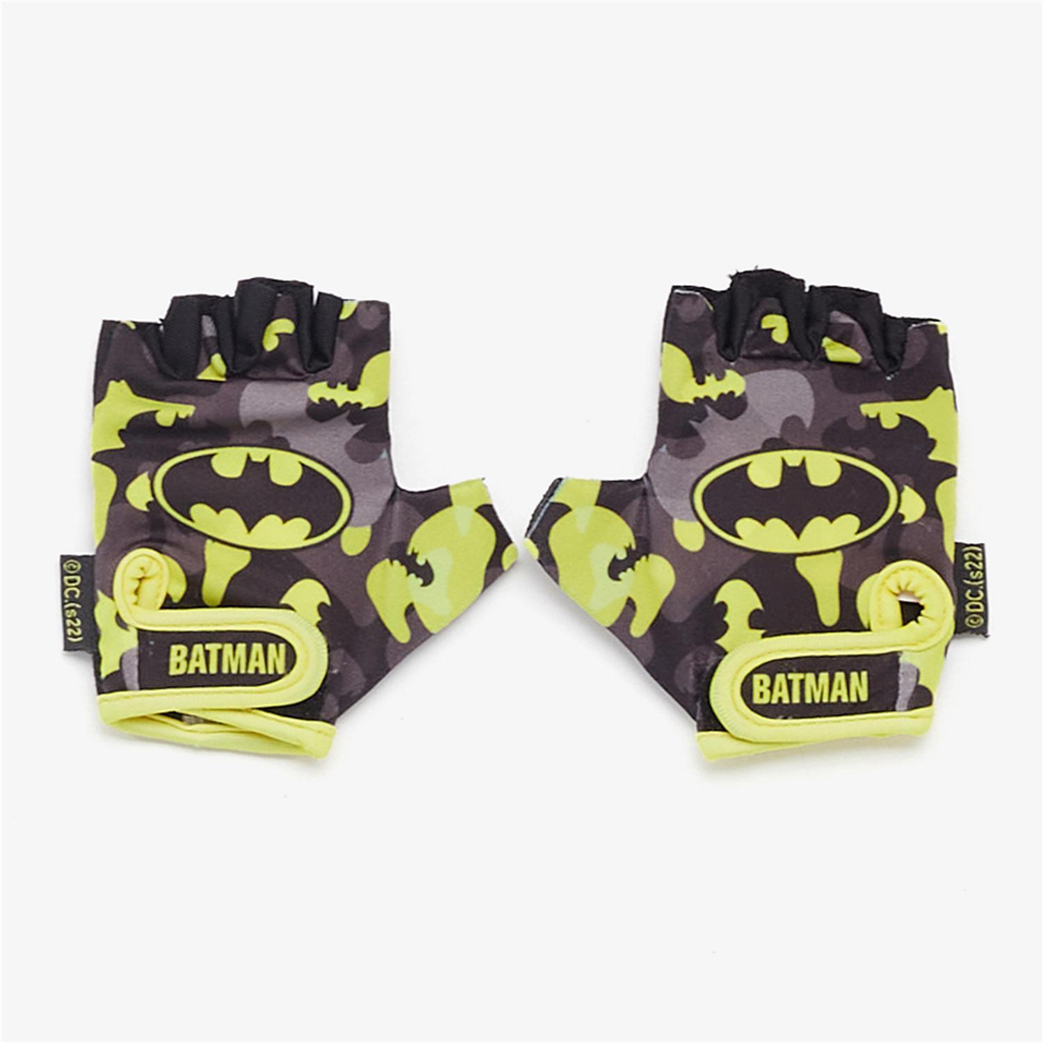 Guantes Bici Batman - Negro - Guantes Ciclismo Niño talla 6