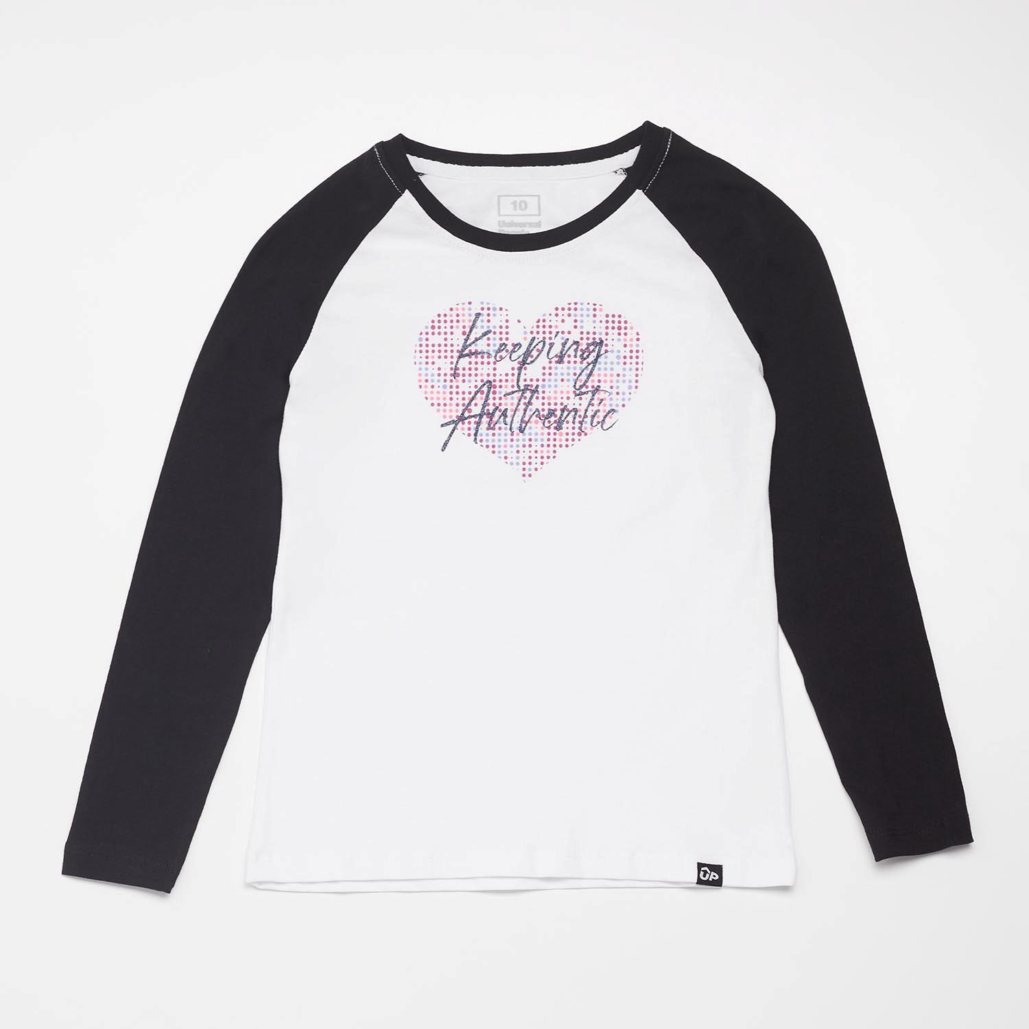 Up Stamps - Blanco - Camiseta Chica talla 10