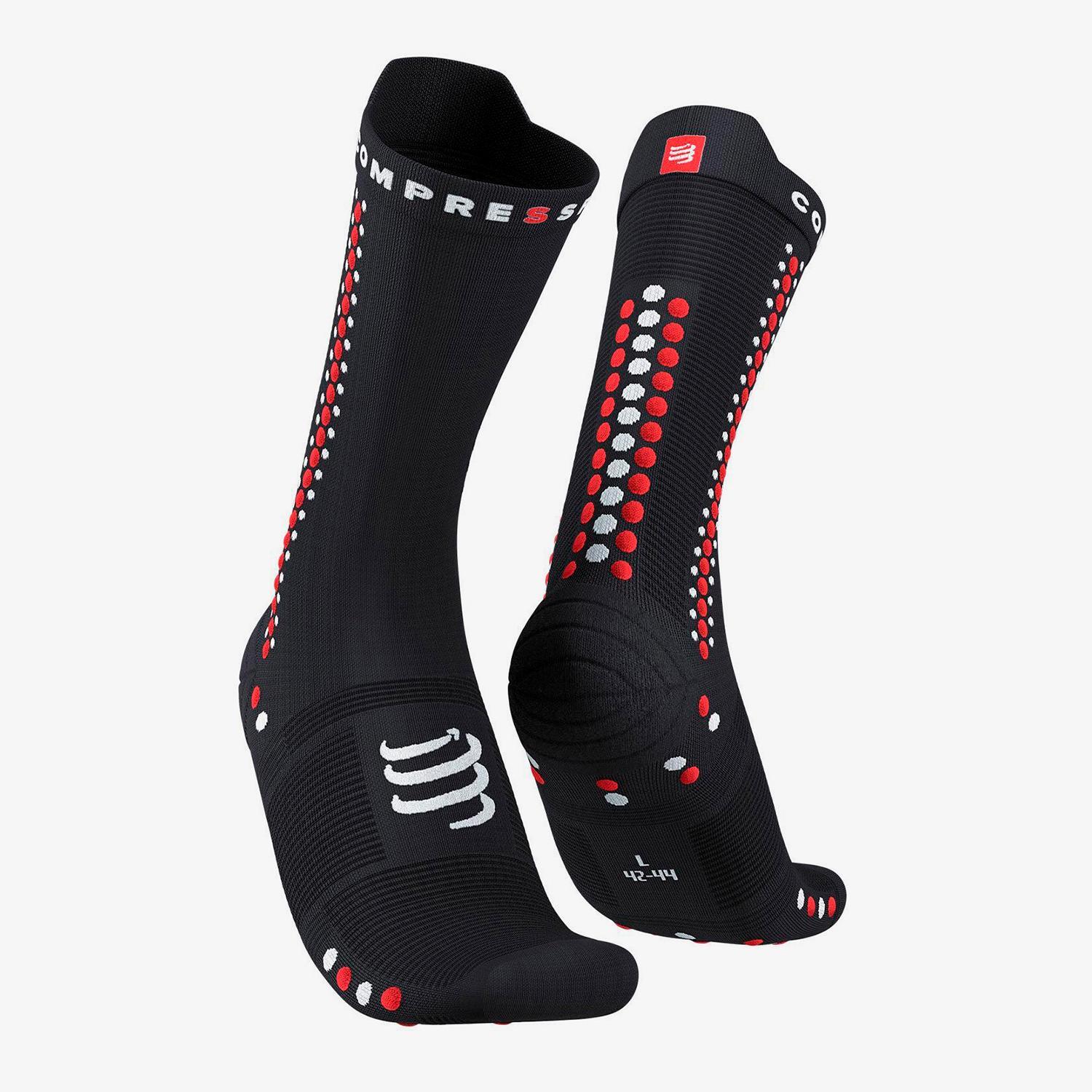 Compressport Pro - Noir - Chaussettes Running Homme sports taille XL