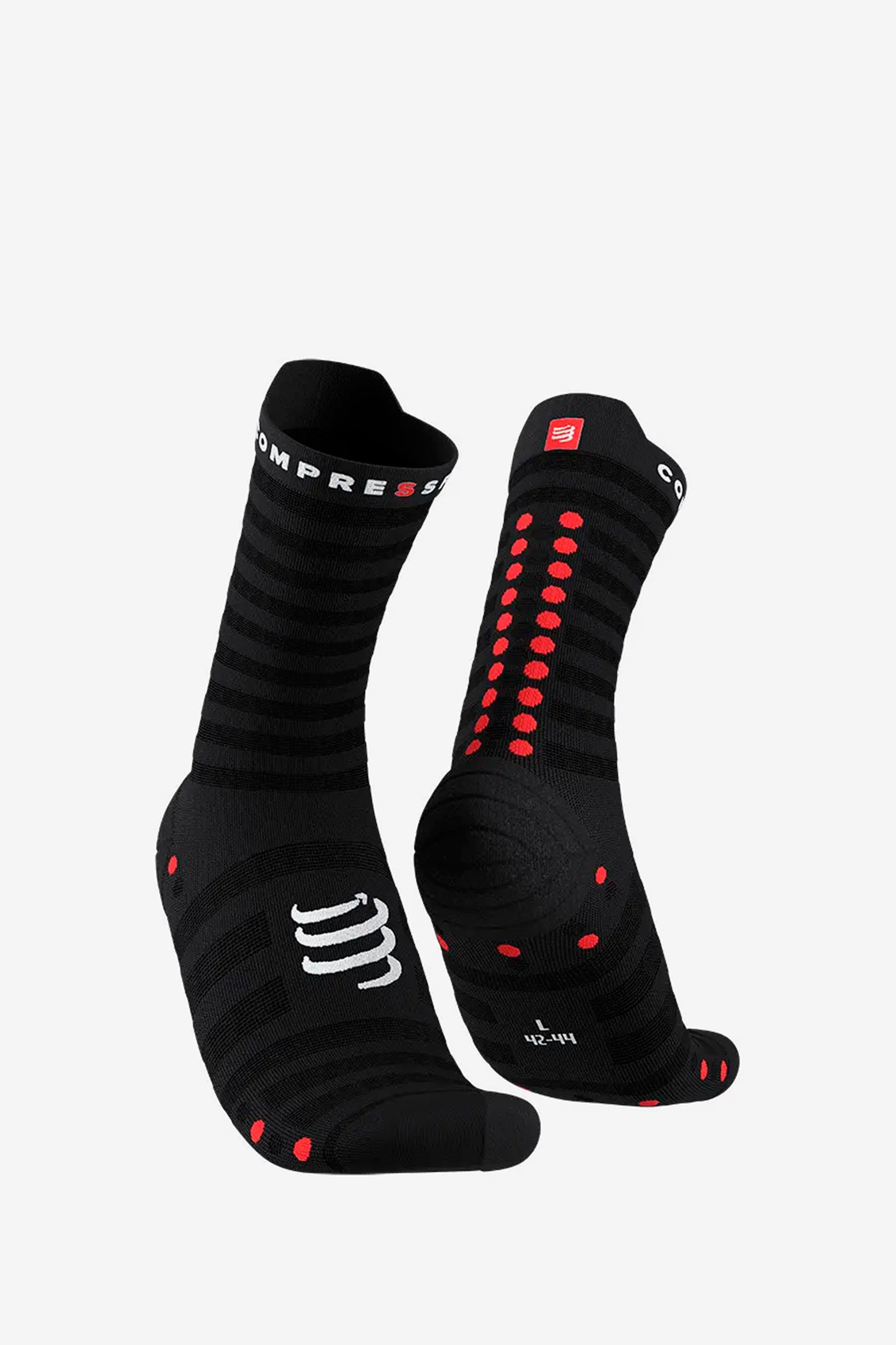 Compressport Pro V4.0 - Negro - Calcetines Running Hombre MKP