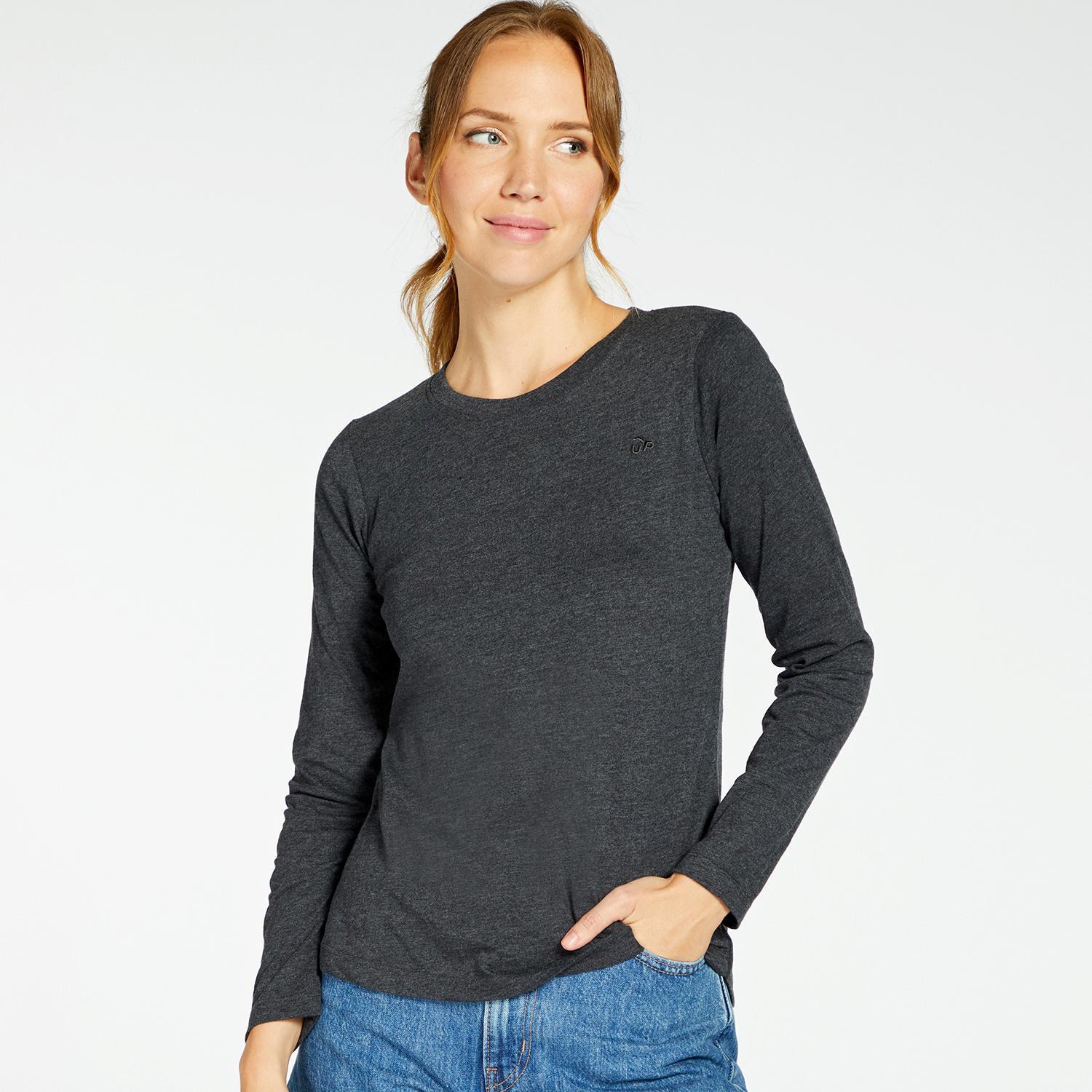 Up Basic - Noir - T-shirt à manches longues pour femmes sports taille 2XL