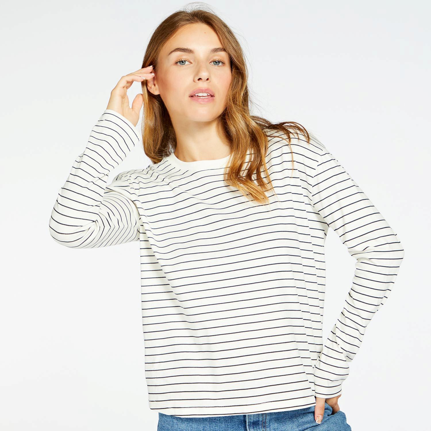 Up Basic - Blanc - T-shirt à manches longues pour femmes sports taille L