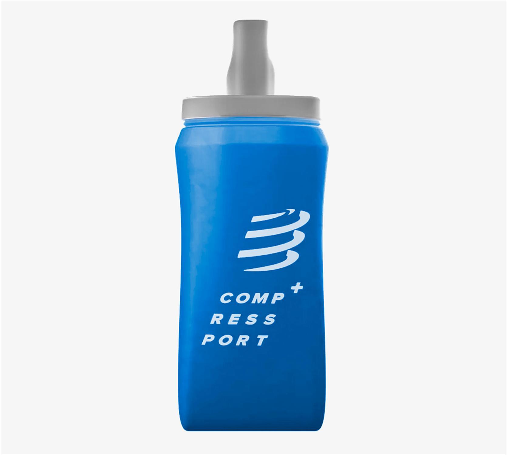 Bouteille d'eau 0,3L. Compressport Ergoflask - Bleu - Bouteille de sport sports taille UNICA