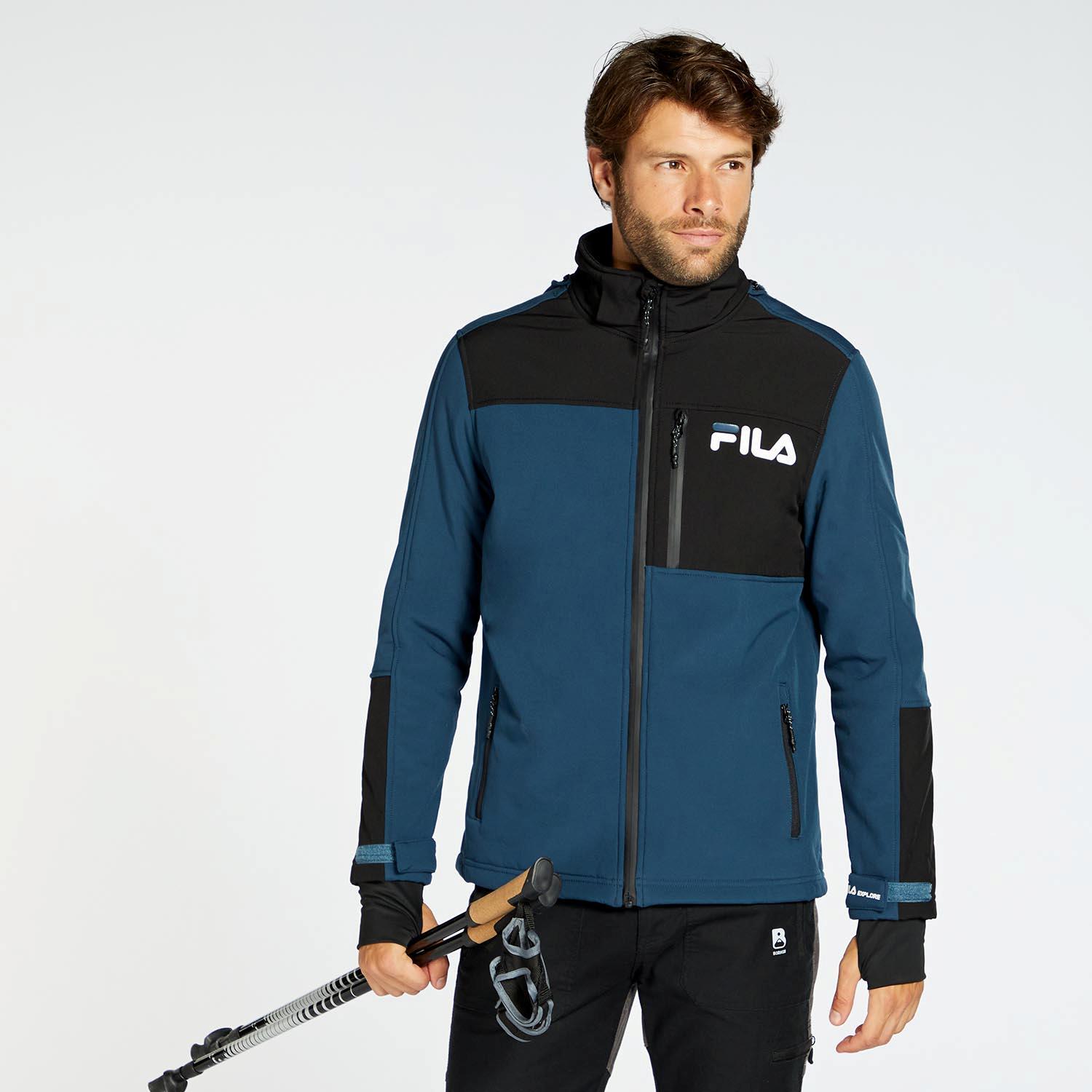 Chaqueta Fila - Denim - Chaqueta Softshell Hombre talla S