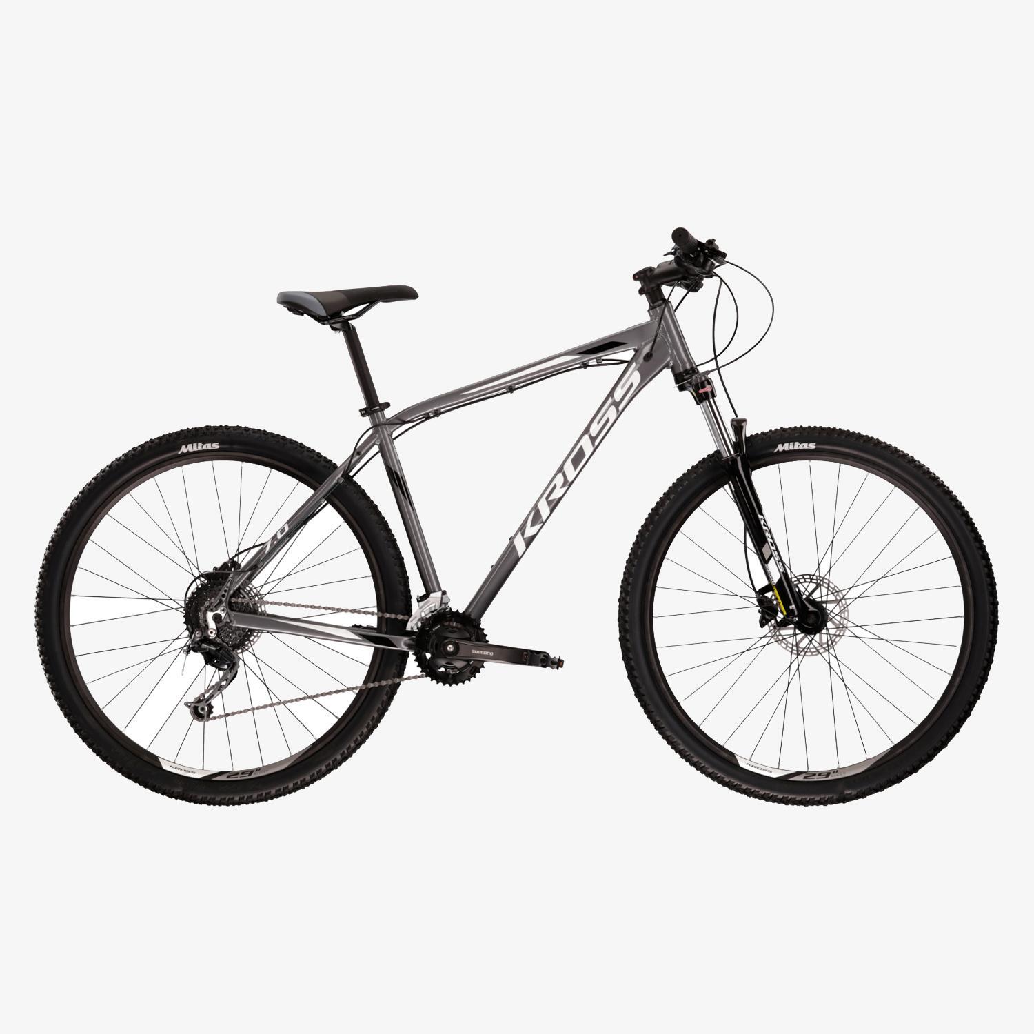Kross Hexagon 7.0 29 - Gris - Vélo de montagne sports taille S