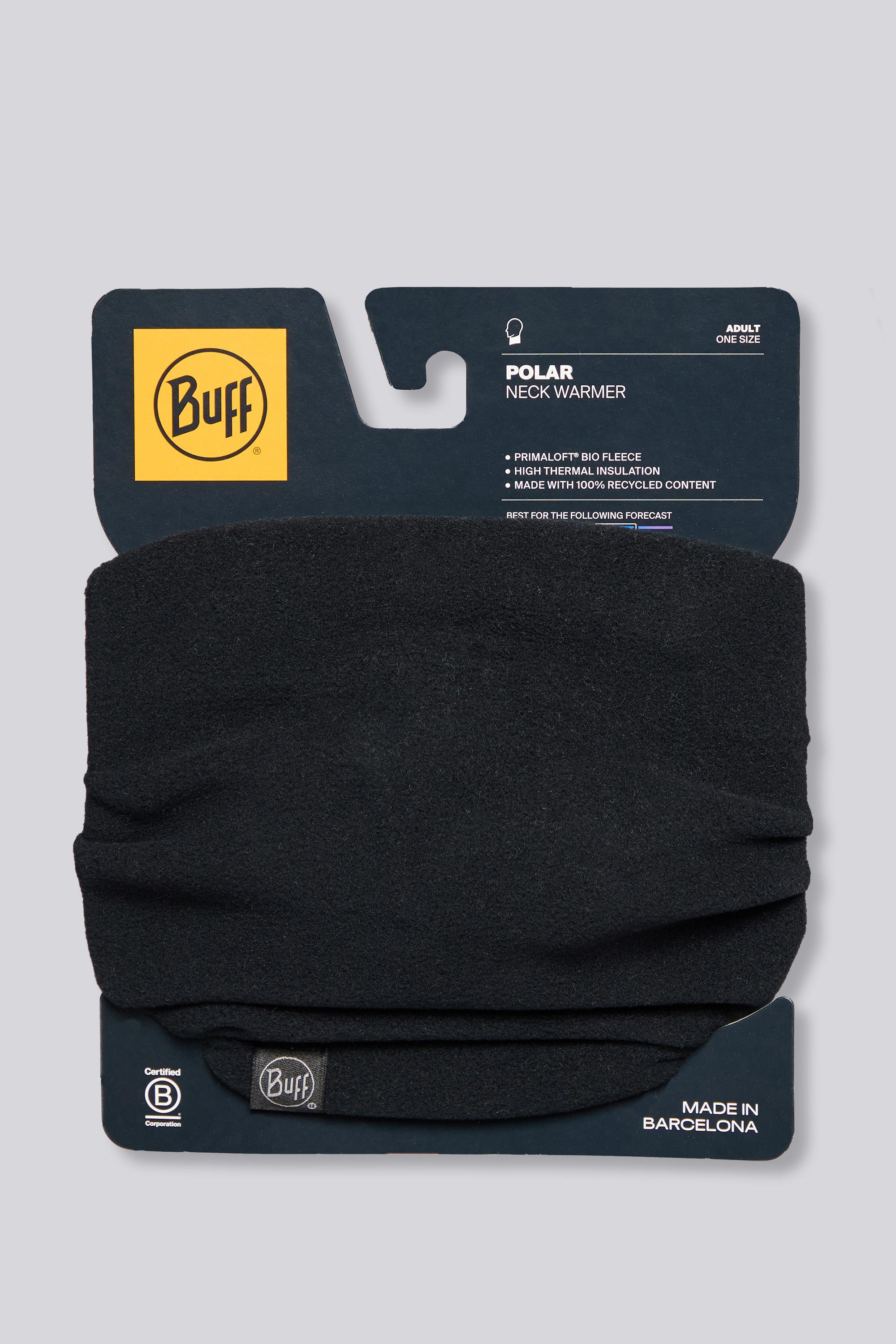 Braga Cuello Buff Polar - Negro - Bufanda Tubular talla T.U.