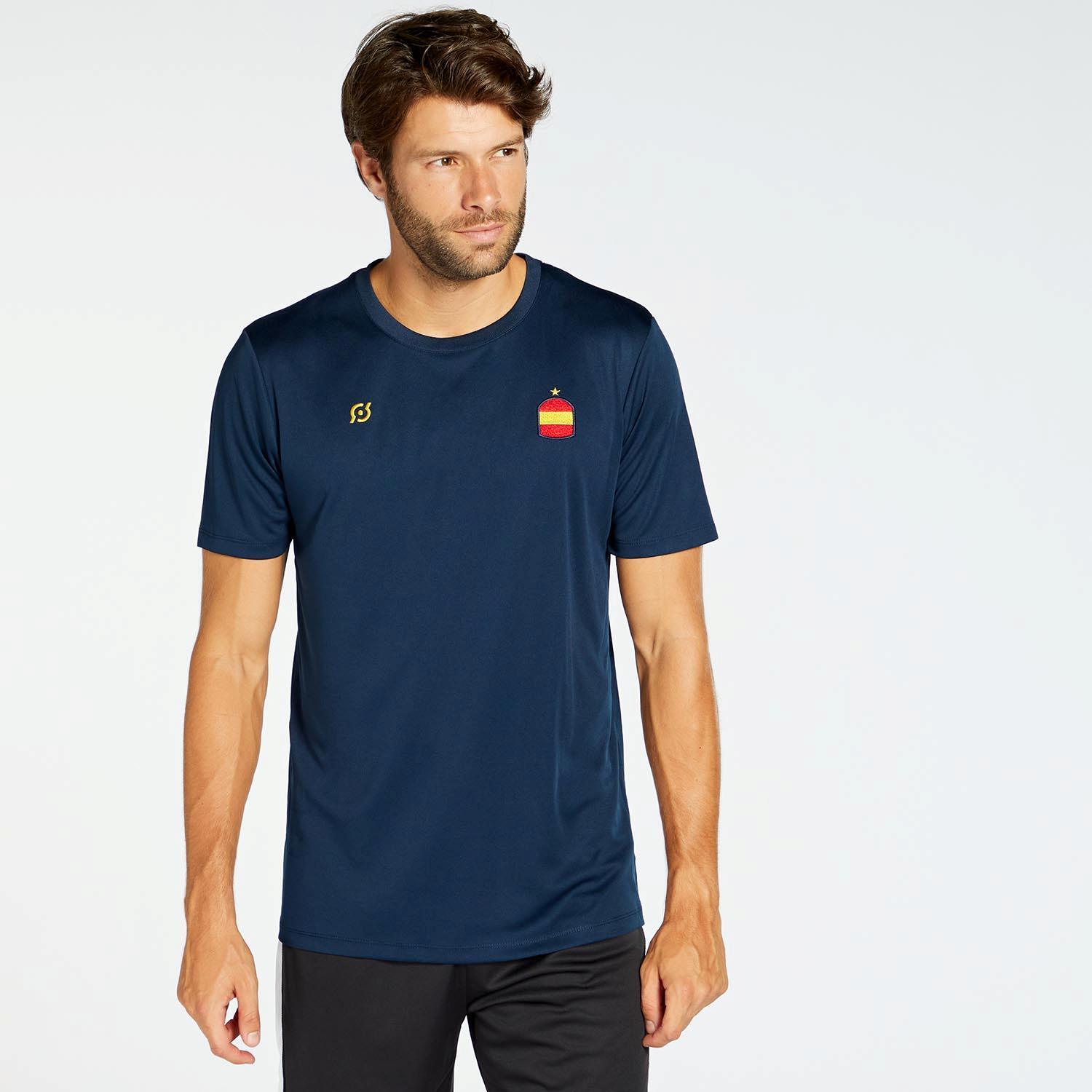 T-shirt Espagne Team Quest - Bleu - Maillot Football Homme sports taille S