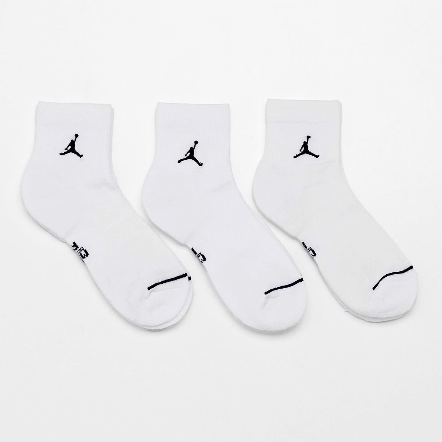 Calcetines Jordan Everyday (3 pares) blancos