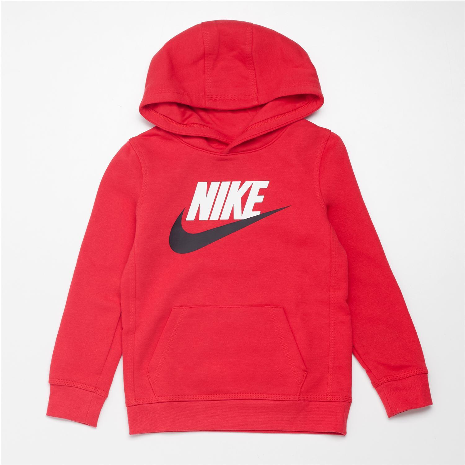 Sudadera Nike - Rojo - Sudadera Capucha Niño talla 5/6