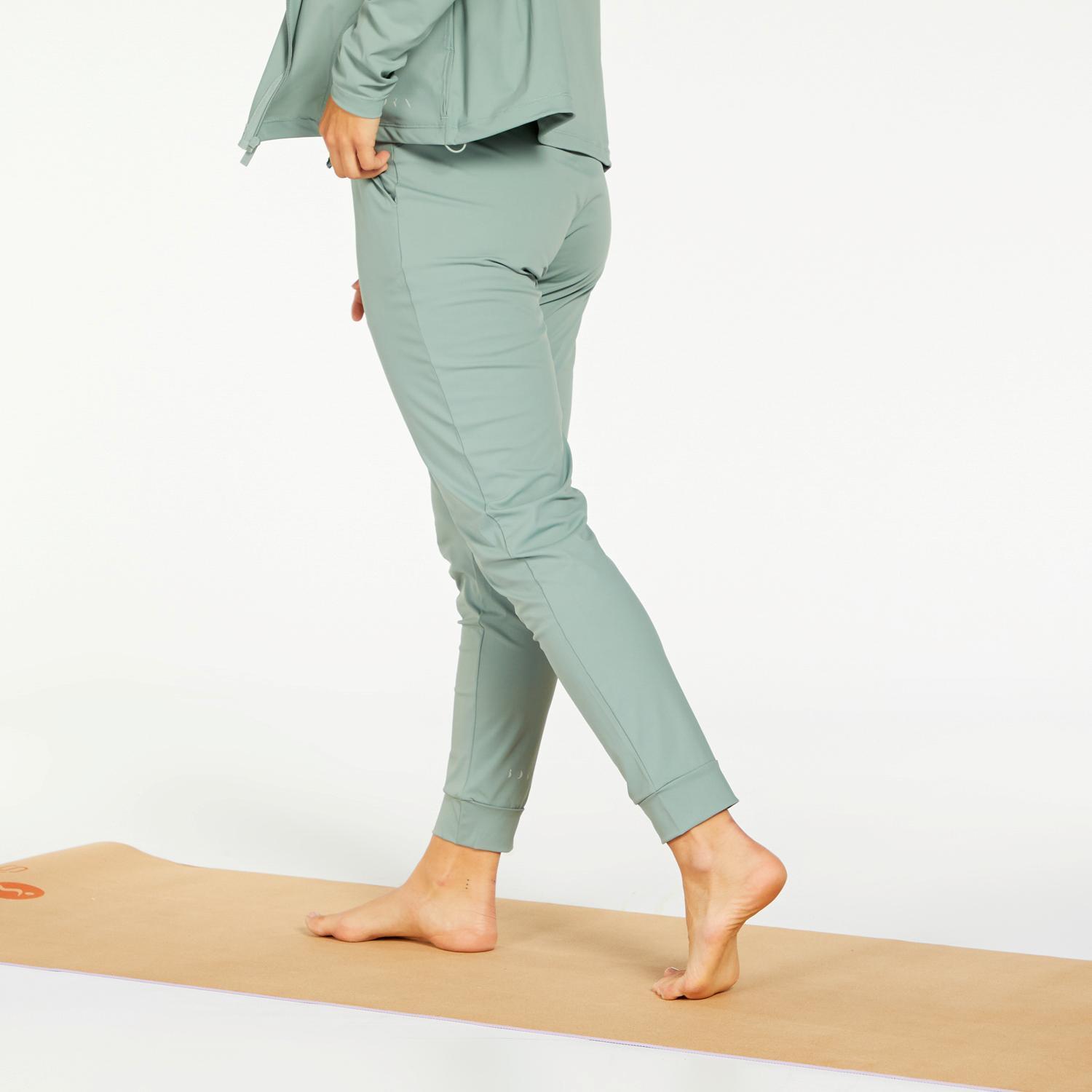 Born Living Yoga Kimaya - Vert - Pantalon Femme sports MKP taille S