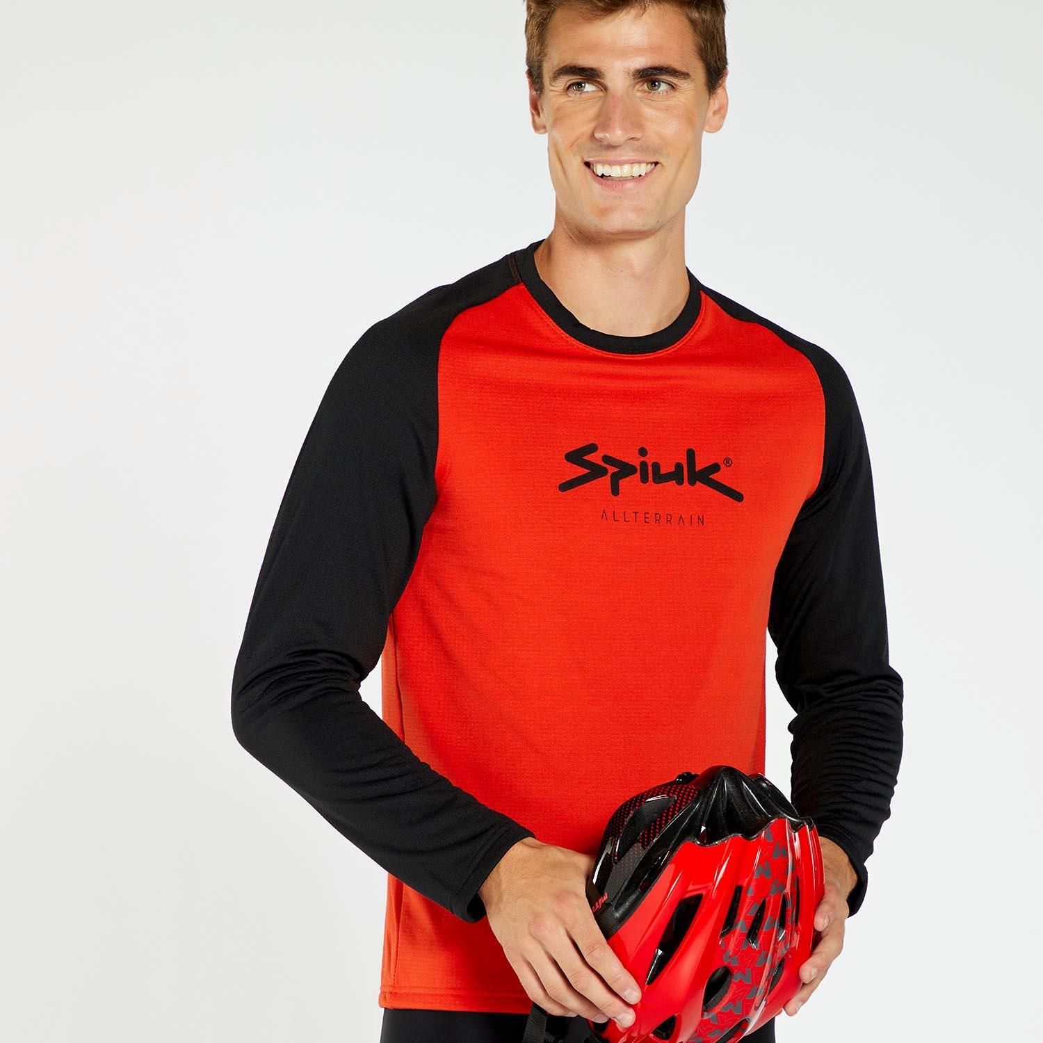 Spiuk All Terrain - Rouge - Maillot Cyclisme Homme sports taille XL