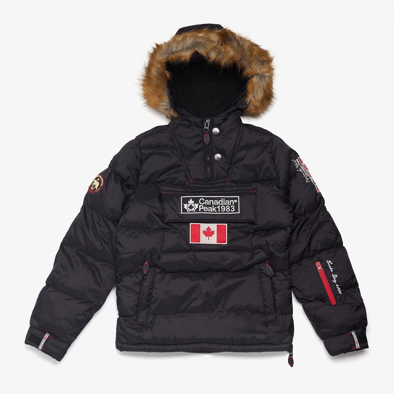 Canadian Peak Boneteak - Noir - Anorak Garçon sports taille 10