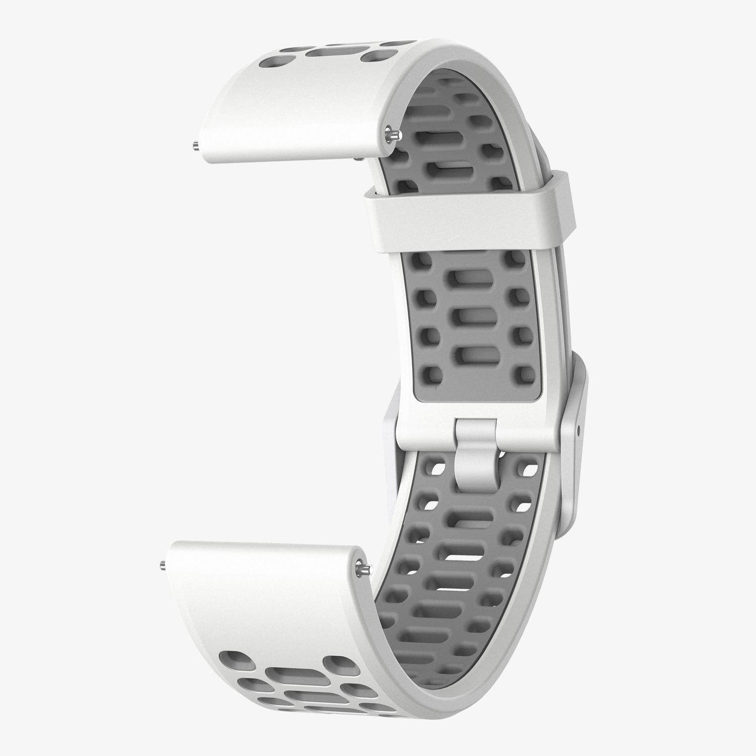 Coros Pace 2 Silicona - Blanc - Bracelet Montre sports taille UNICA