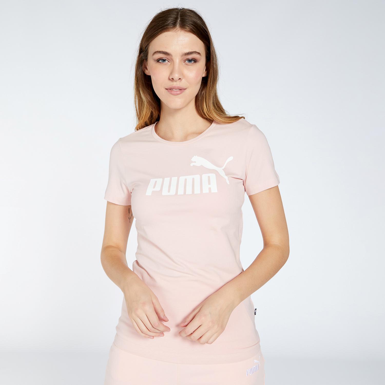 Puma Ess Roze T-shirt Dames