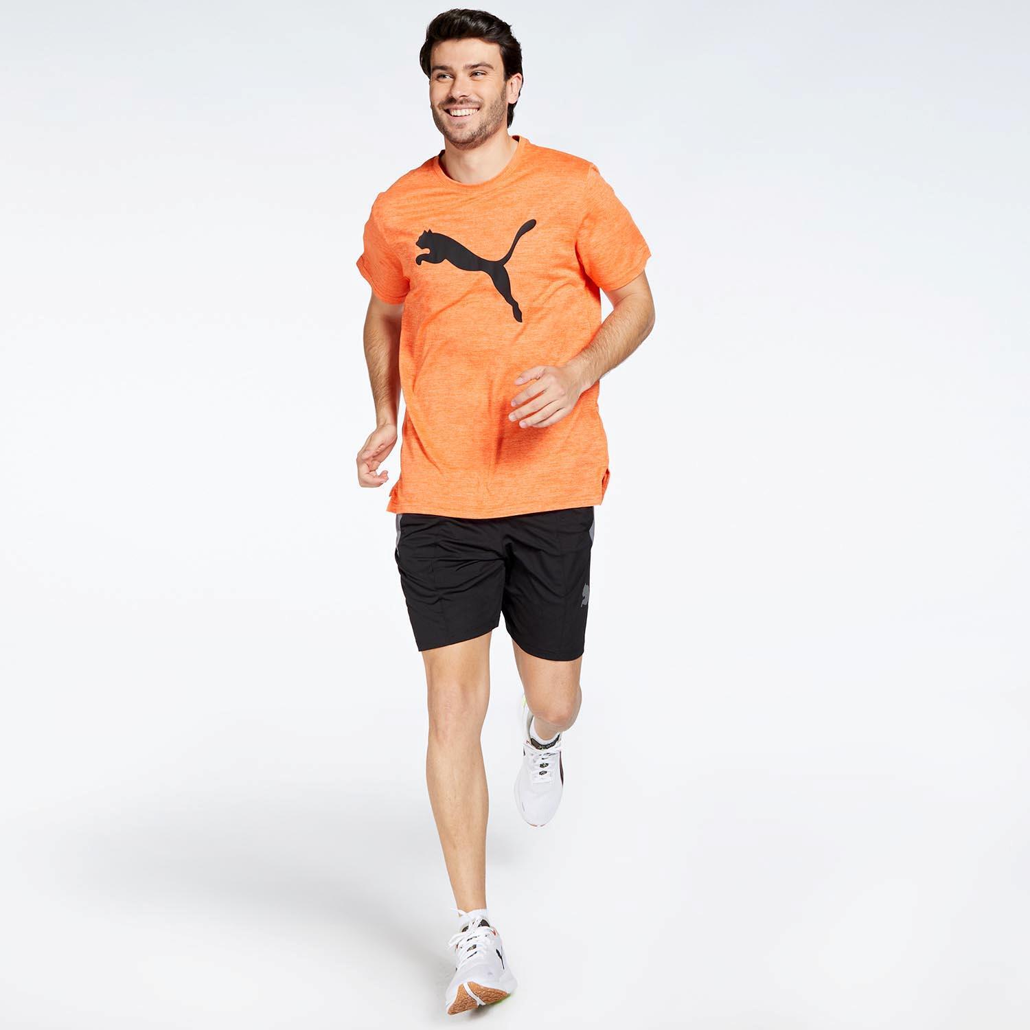 Puma Train Oranje Hardloopshirt Heren