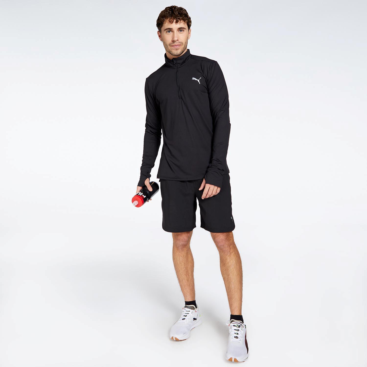Puma Sweatshirt Running Zwart Hardloopsweater