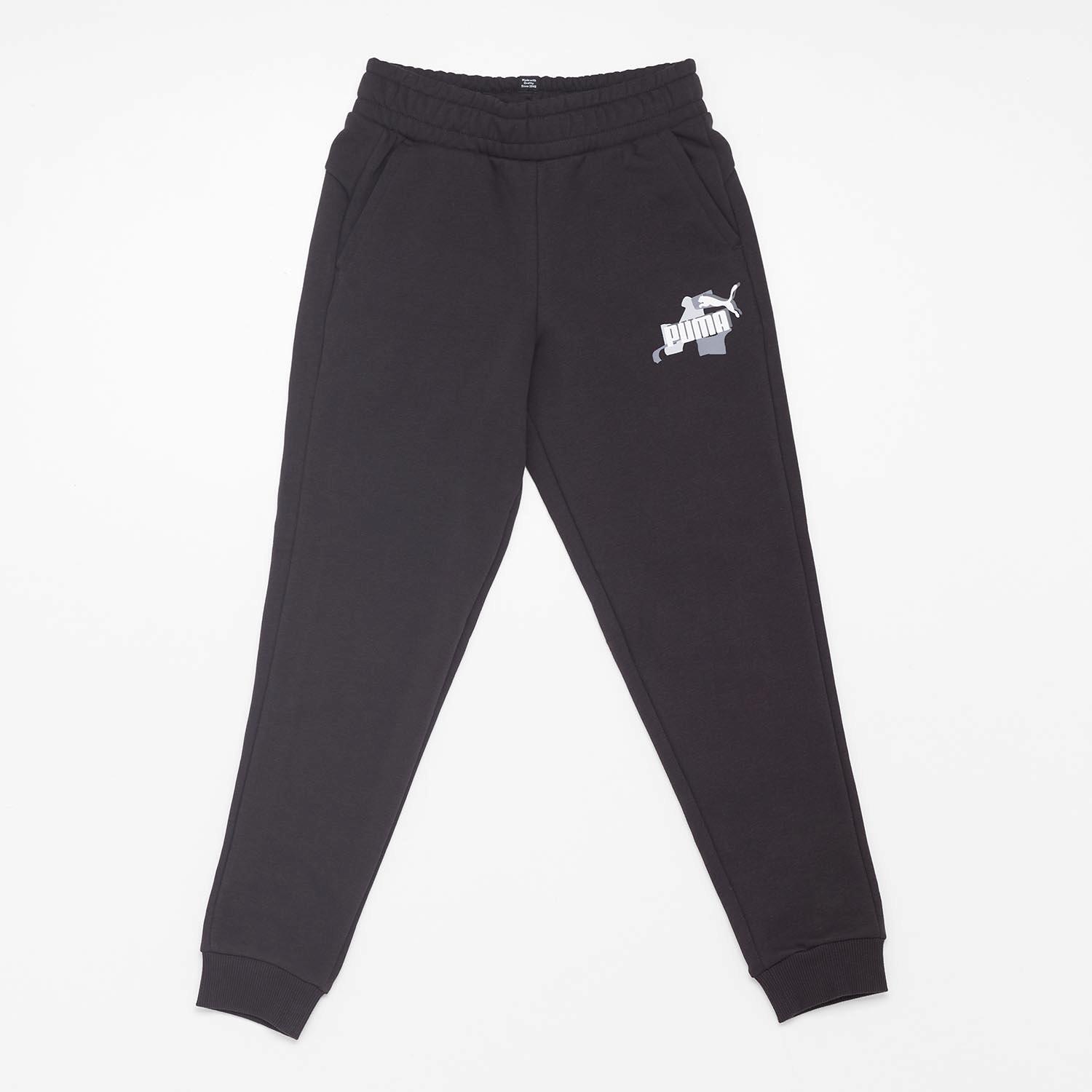 Pantalón Puma - Negro - Pantalón Chándal Niño talla 16