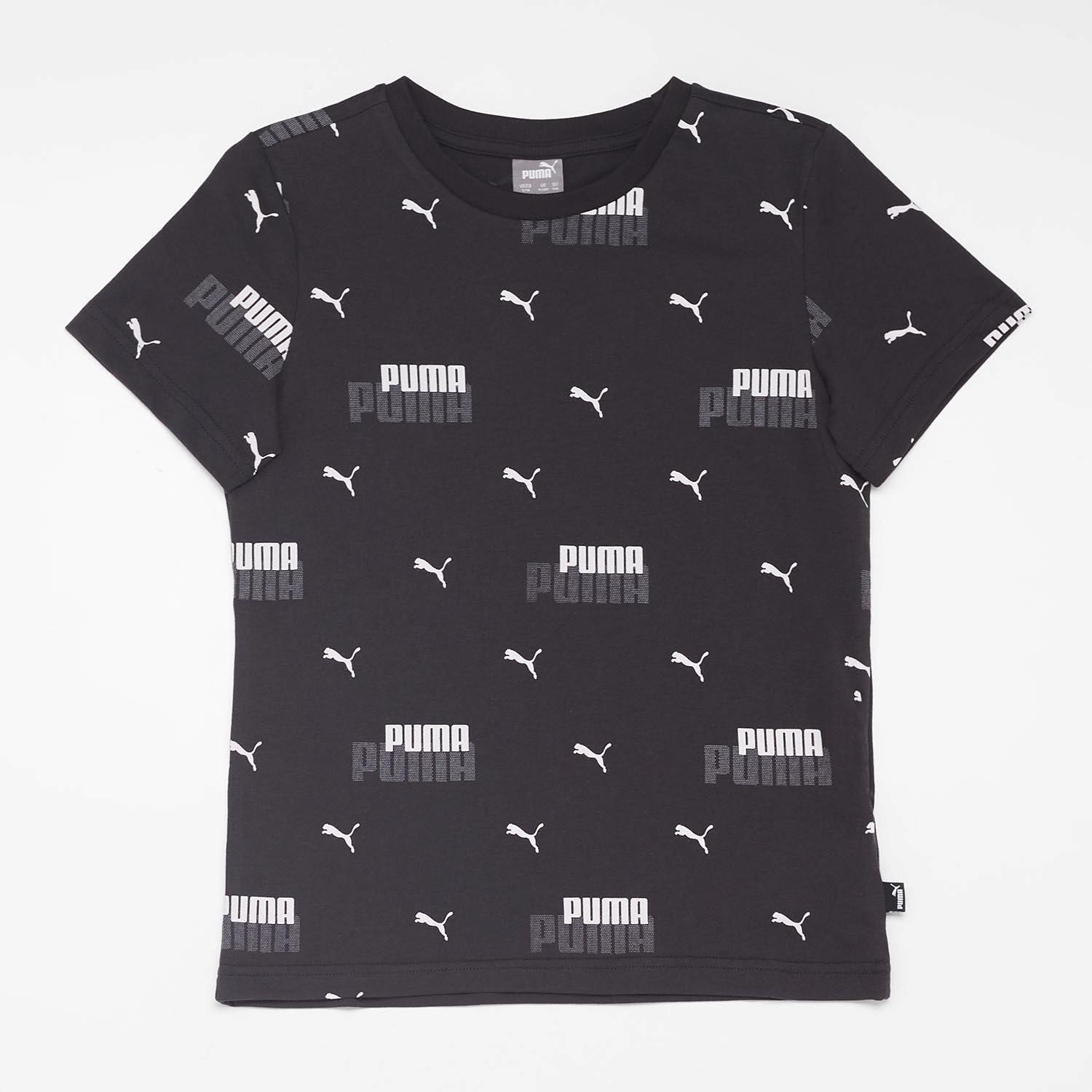 Camiseta Puma - Negro - Camiseta Niño talla 12
