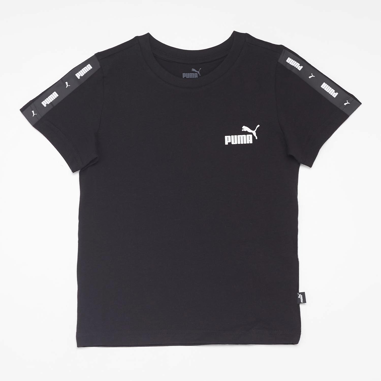 Camiseta Puma - Negro - Camiseta Niño talla 4
