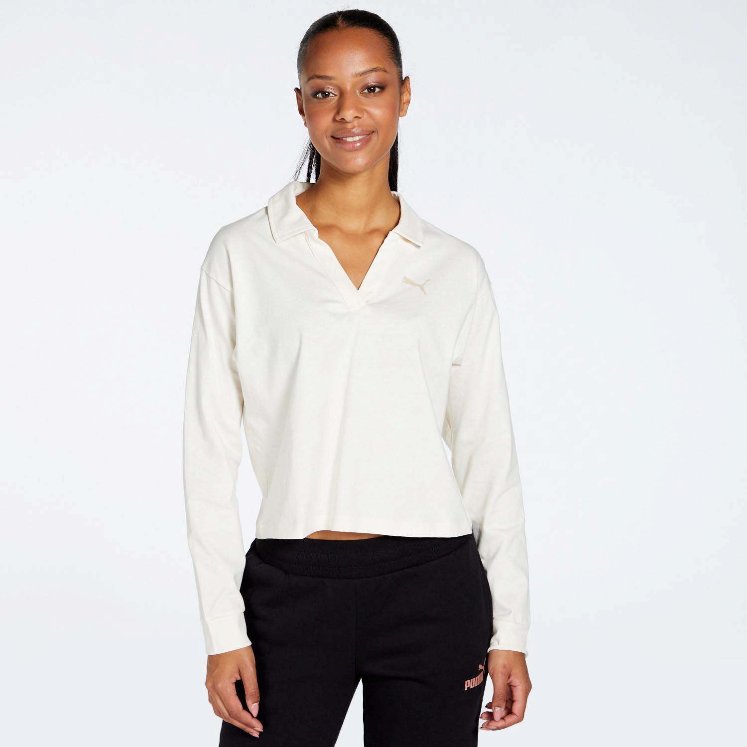 Puma Power Better - Blanco - Polo Mujer talla M