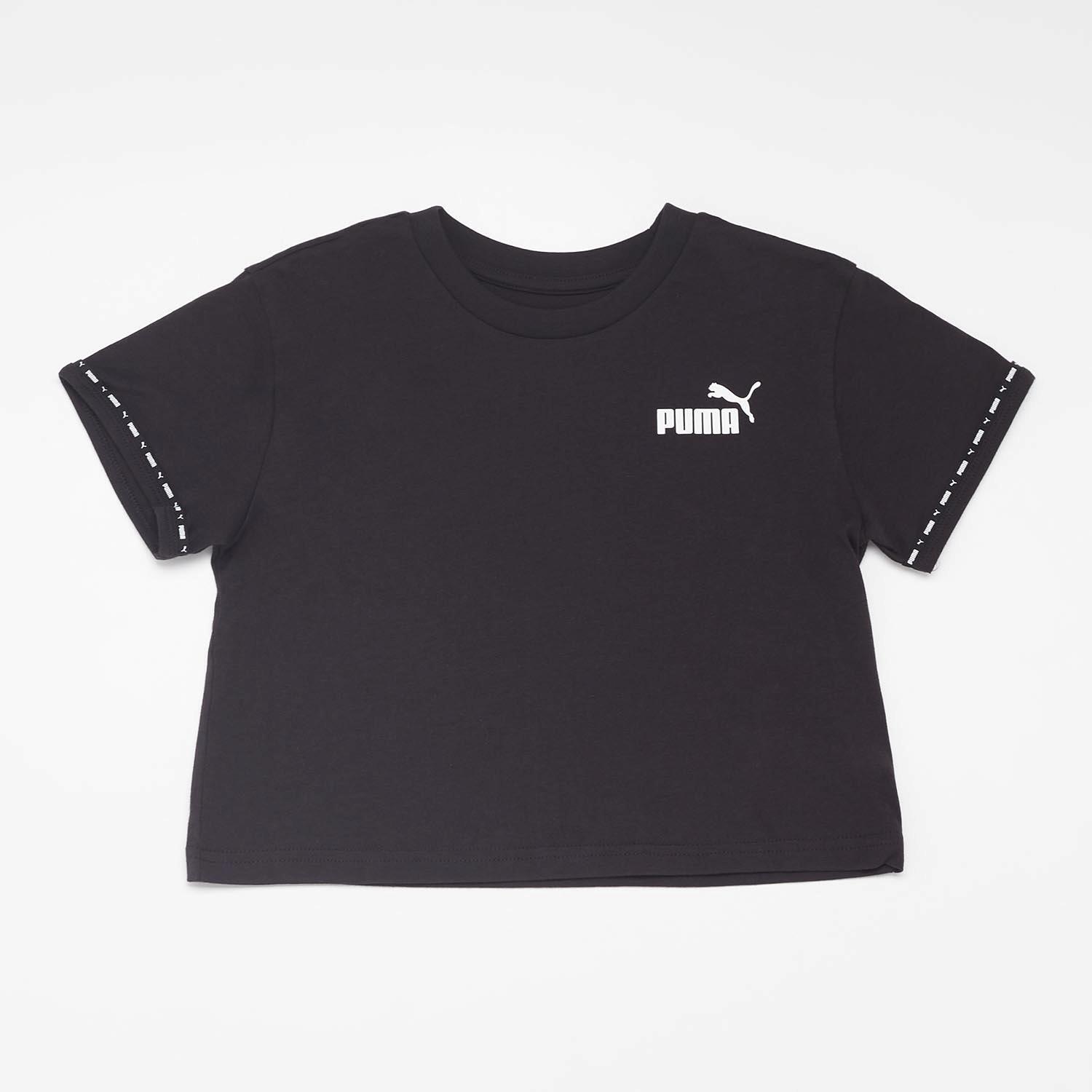Puma Camiseta Zwart T-shirt Meisjes