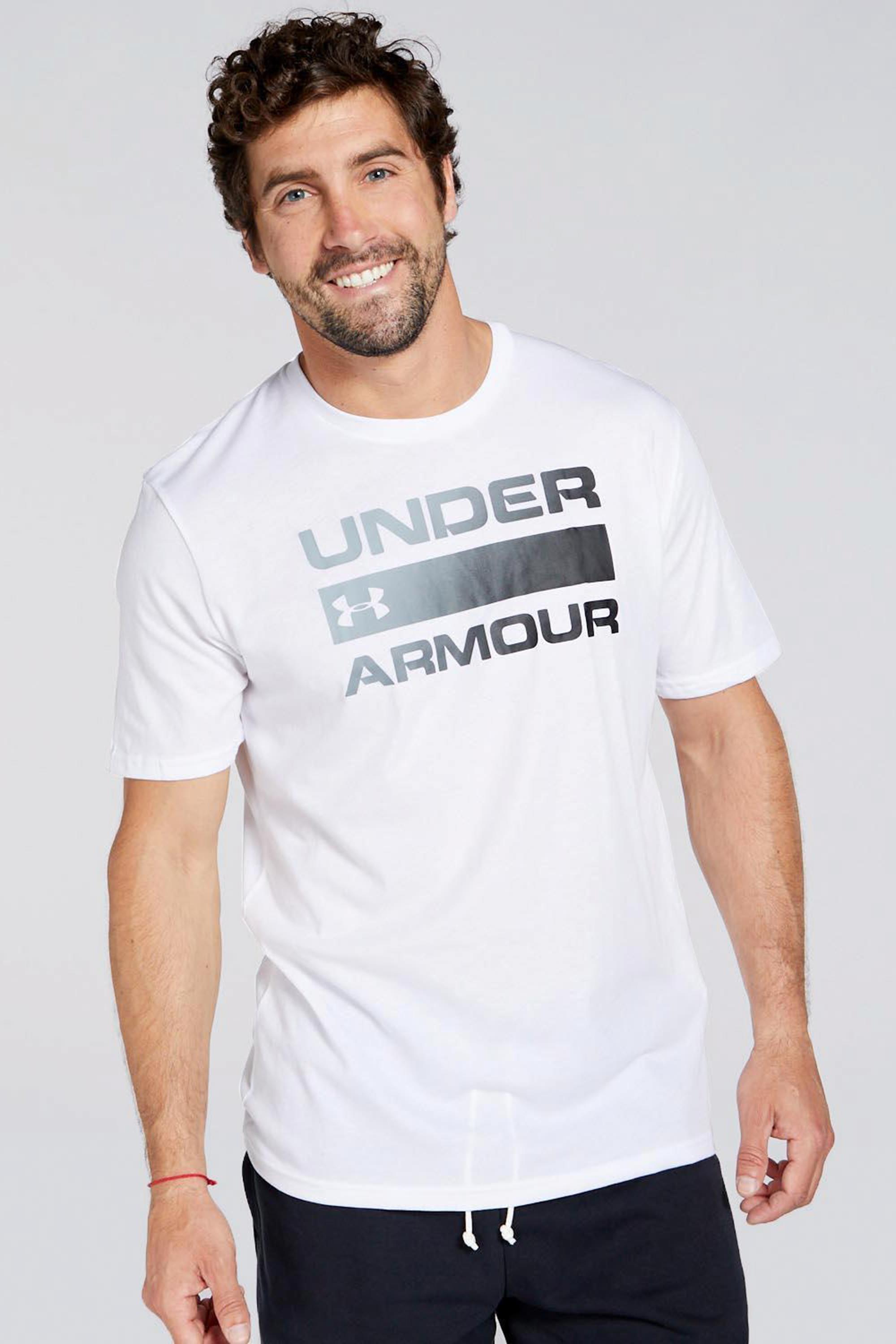 Camiseta Under Armour - Blanco - Camiseta Hombre talla