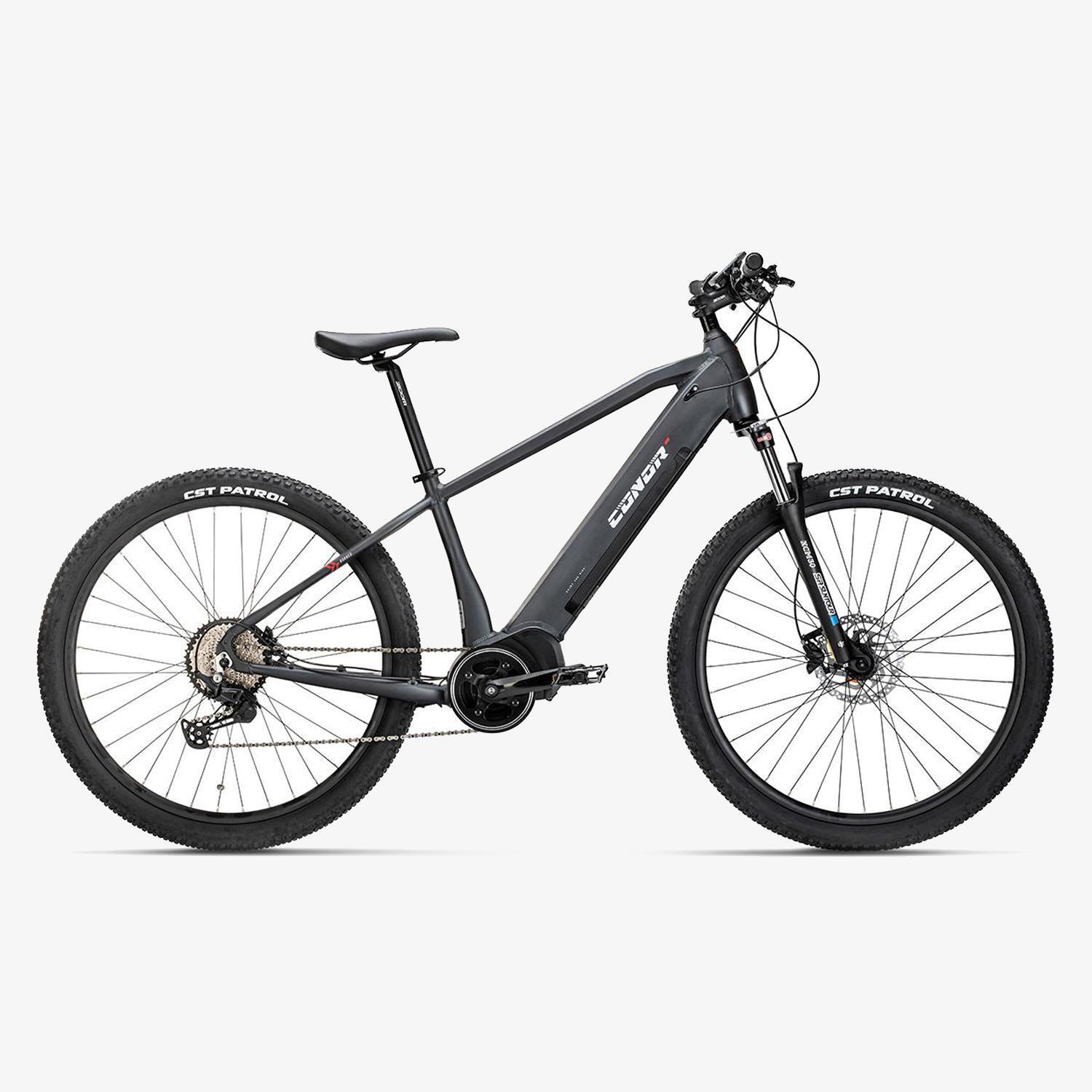 CONOR  Borneo E-MTB 29"" - Gris - V&eacute;lo &eacute;lectrique taille M