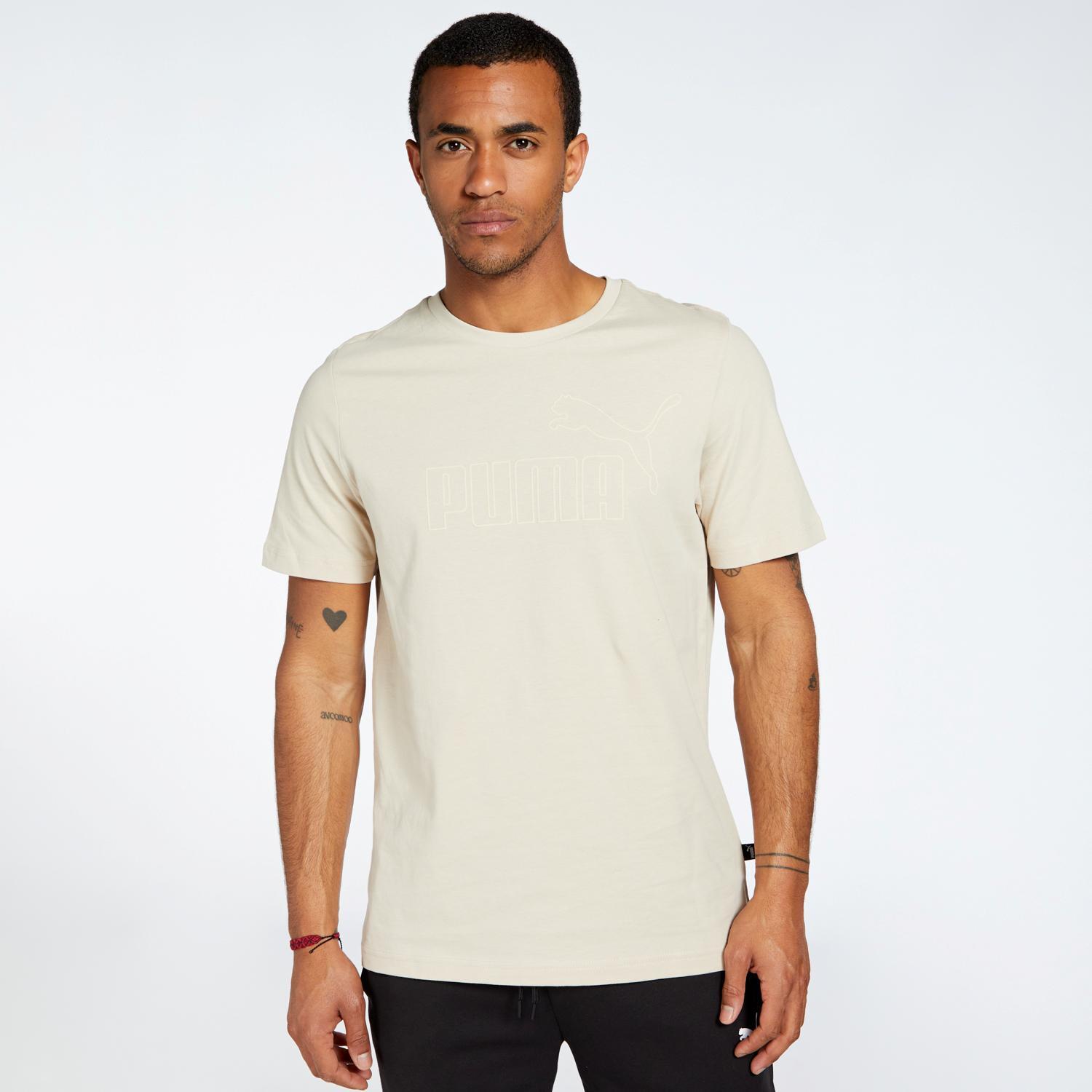 PUMA Plus - Bege - T-shirt Homem tamanho S