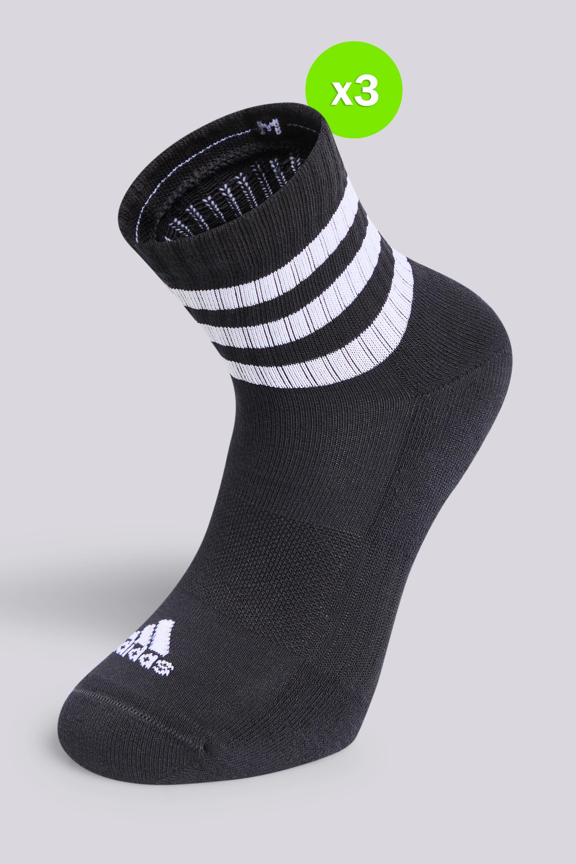 3 Stripes - Negro - Calcetines Unisex talla