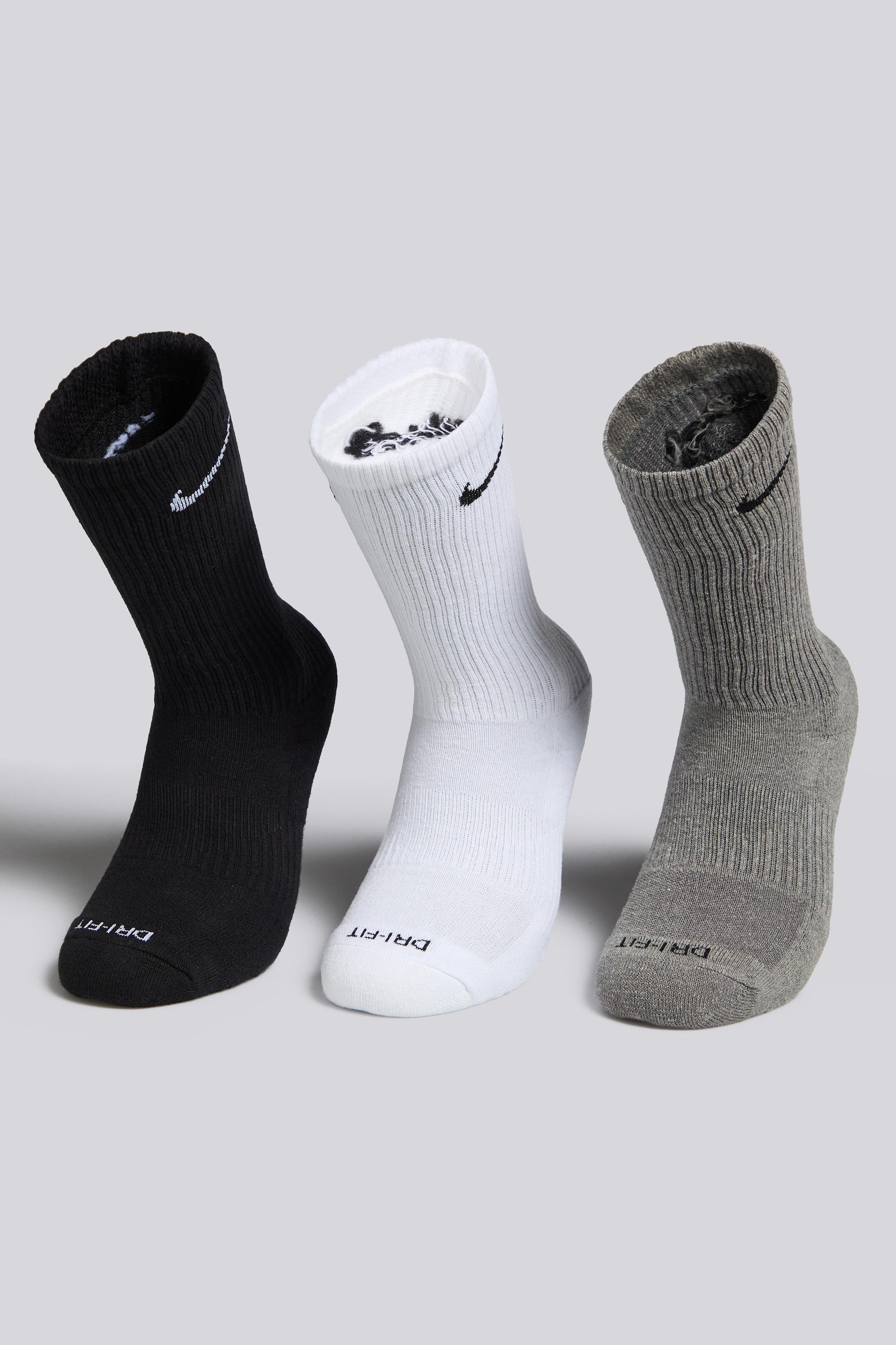 Everyday Plus Cushioned - Blanco - Calcetines Largos Unisex talla