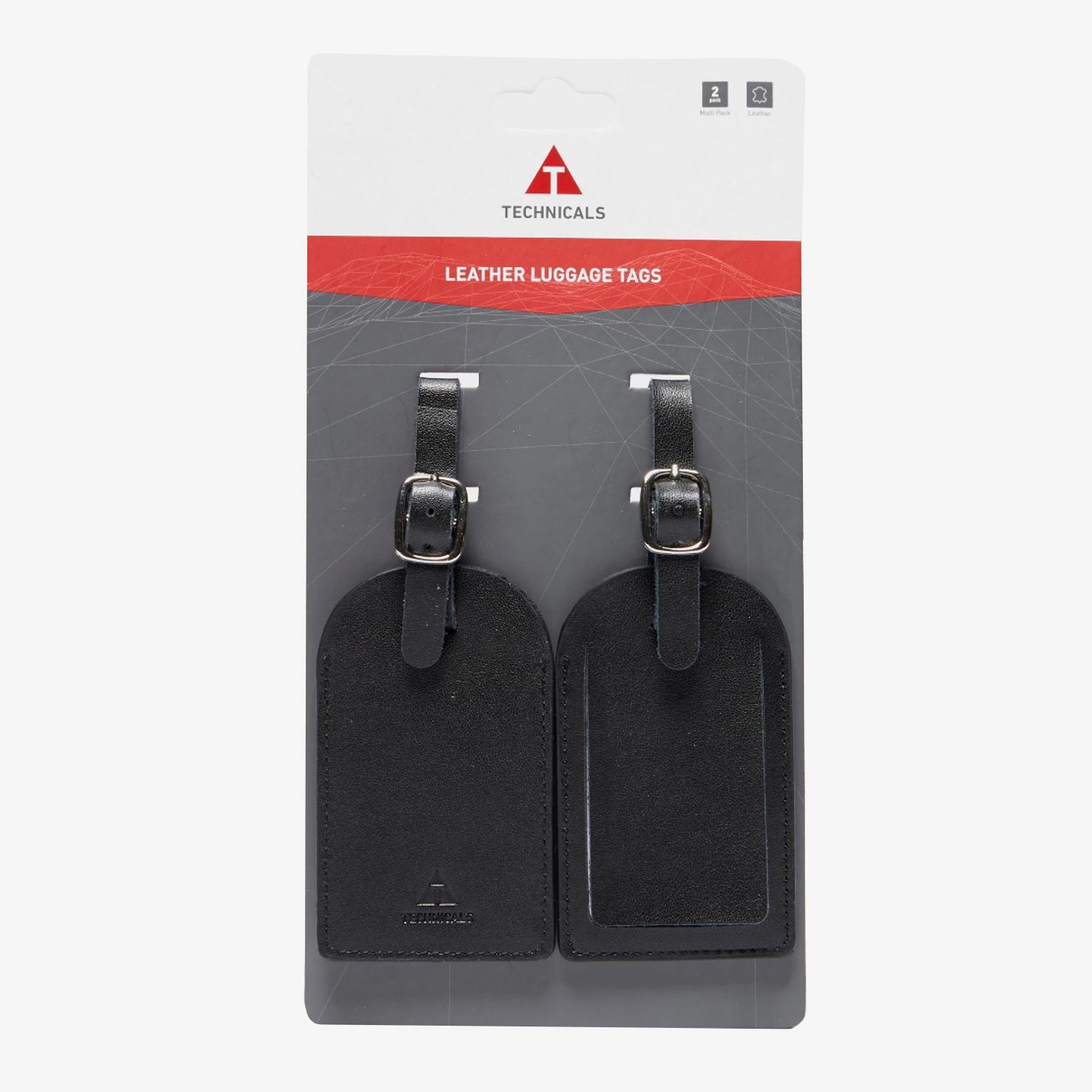 Technicals Luggage Tegs - Preto - 2 Identificadores Bagagem tamanho UNICA