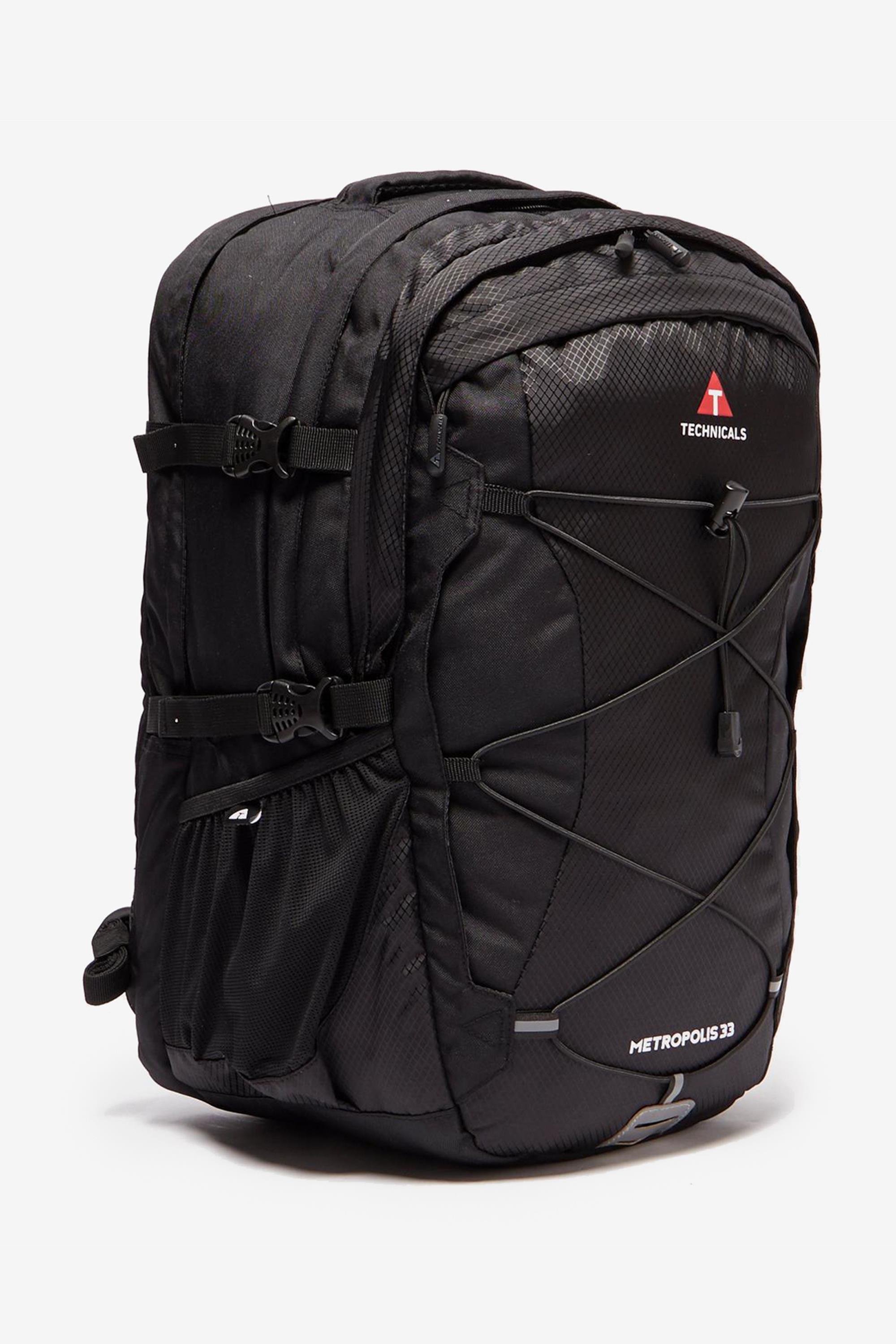 Technicals Metropolis 33L - Preto - Mochila Montanha tamanho UNICA
