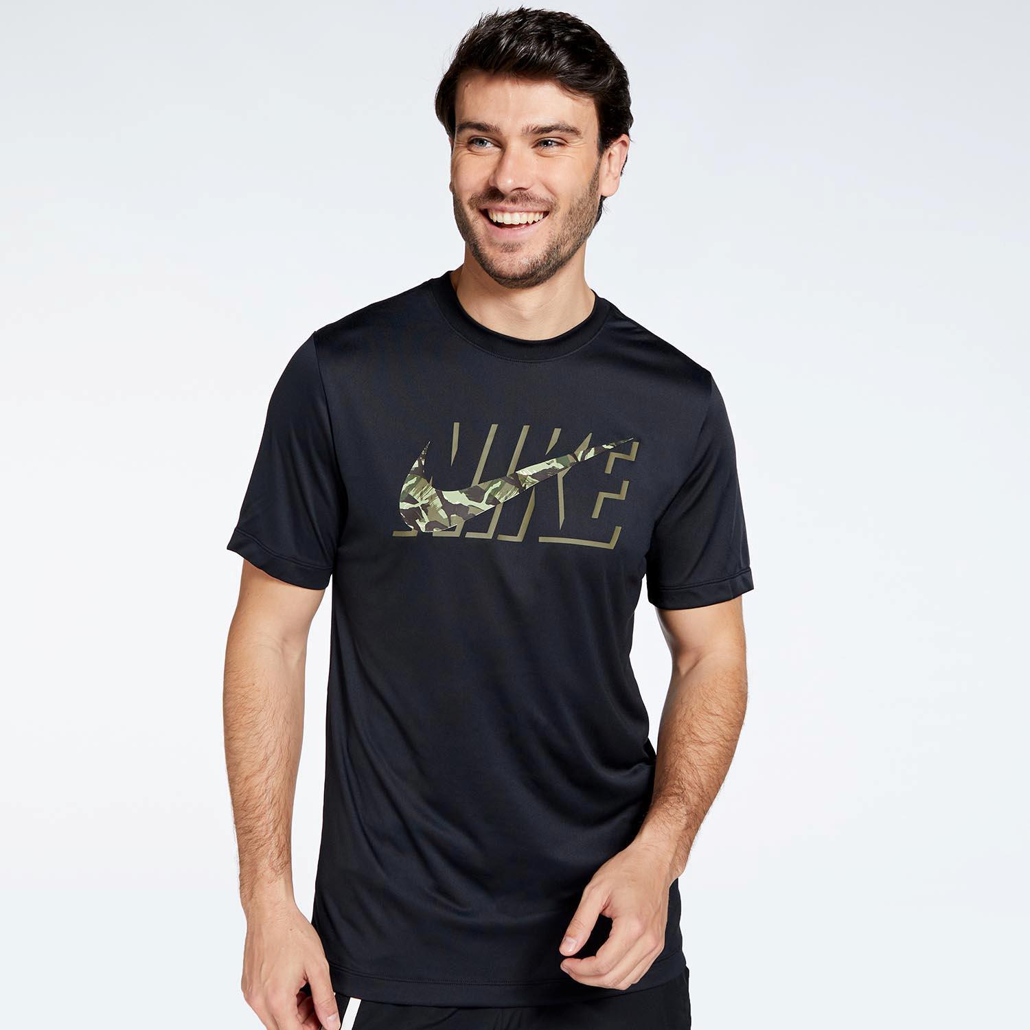 Nike Legend Zwart Hardloopshirt Heren