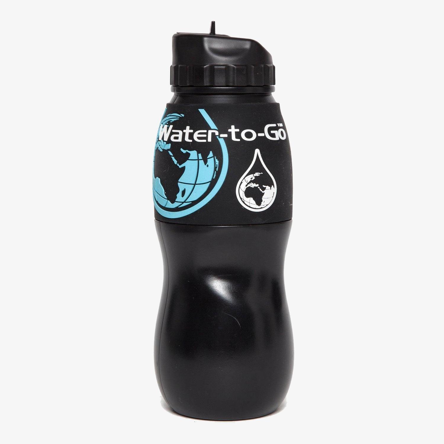 Bouteille Water-To-Go - Noir - Gourde sports taille UNICA