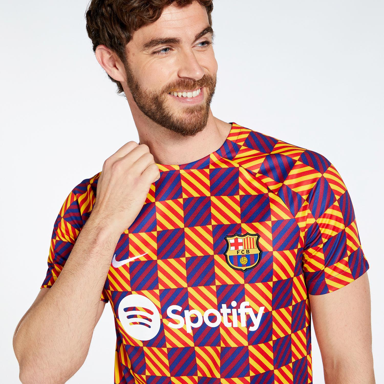 Barcelona Entreno 22/23 - Amarillo - Camiseta Hombre talla