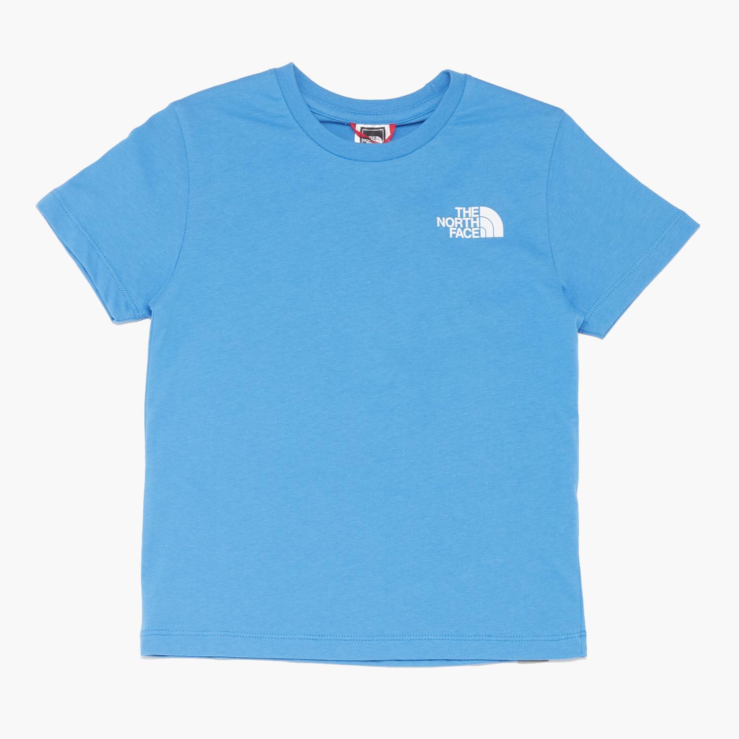 North Face The Simple Blauw T-shirt Jongens