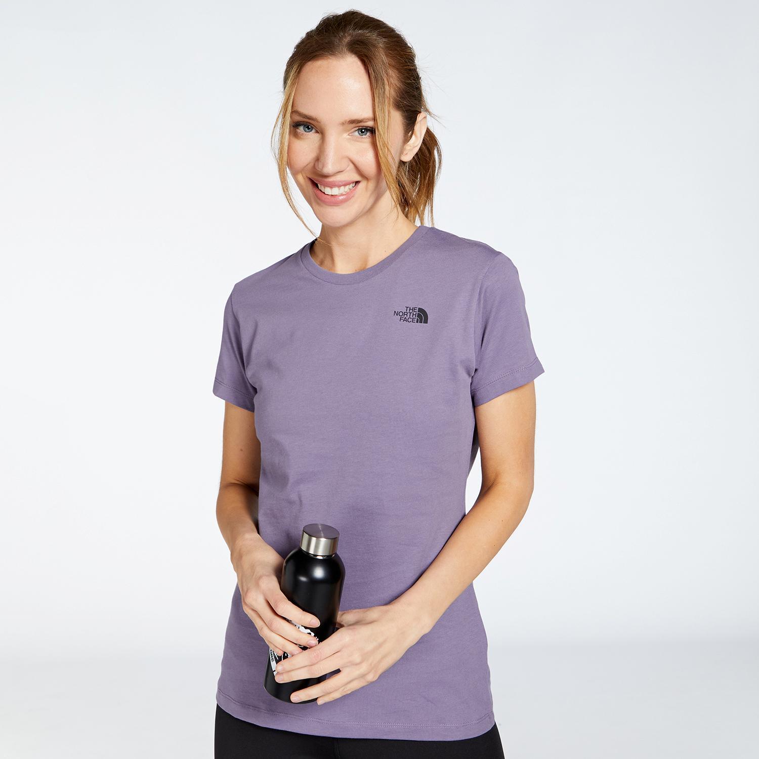 North Face The Simple Paars T-shirt Dames