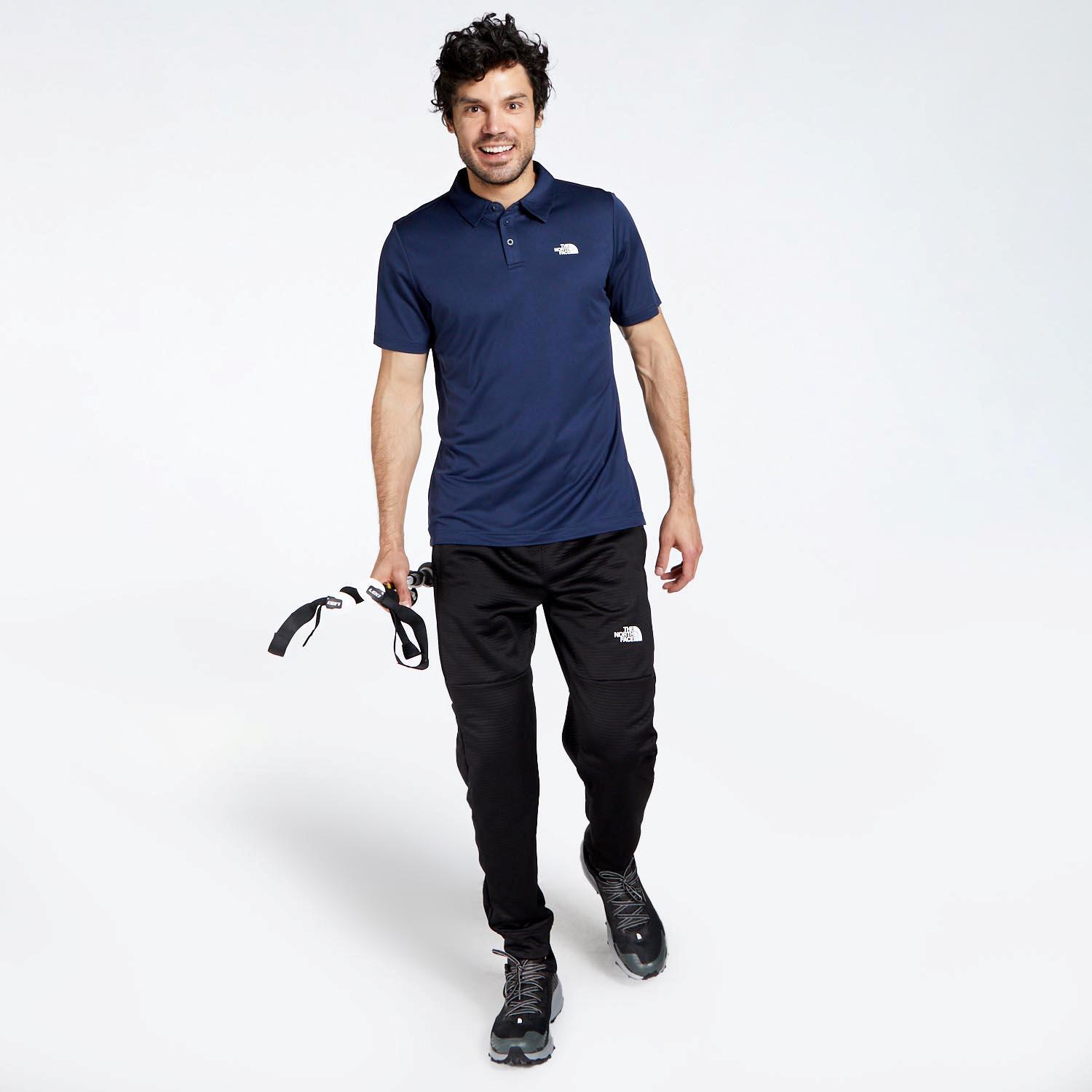 North Face The Tanken Marineblauw Outdoorpolo Heren