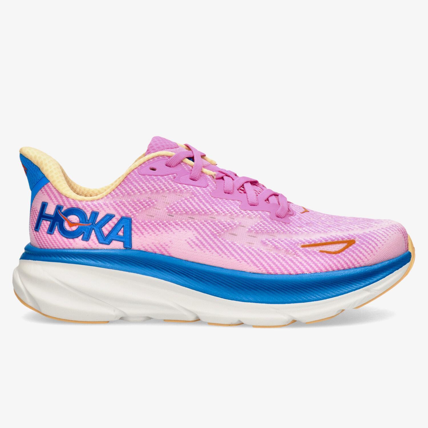 Hoka Clifton 9 - Rosa - Zapatillas Running Mujer