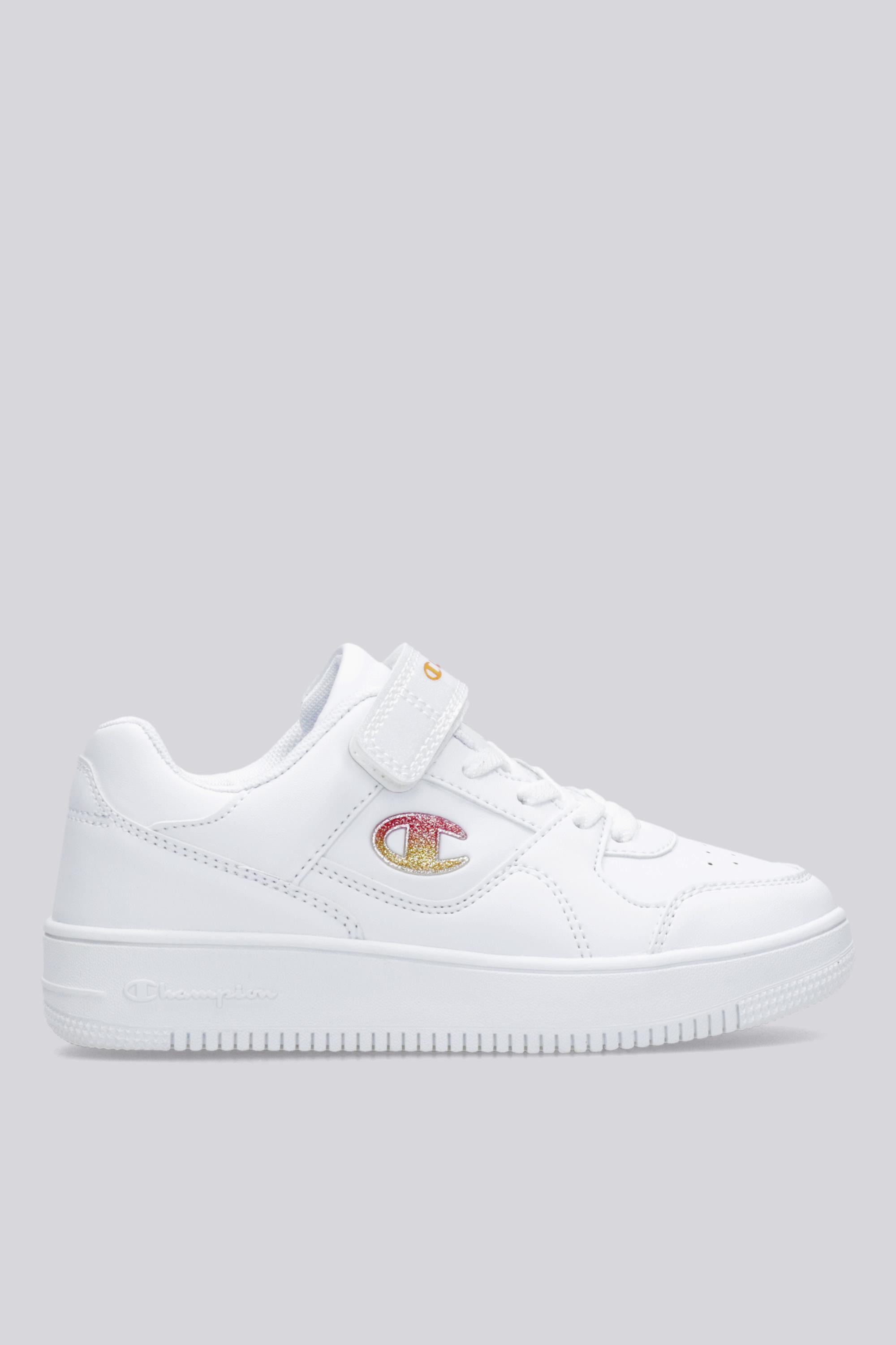 RD18 - Blanco - Zapatillas Velcro Niña
