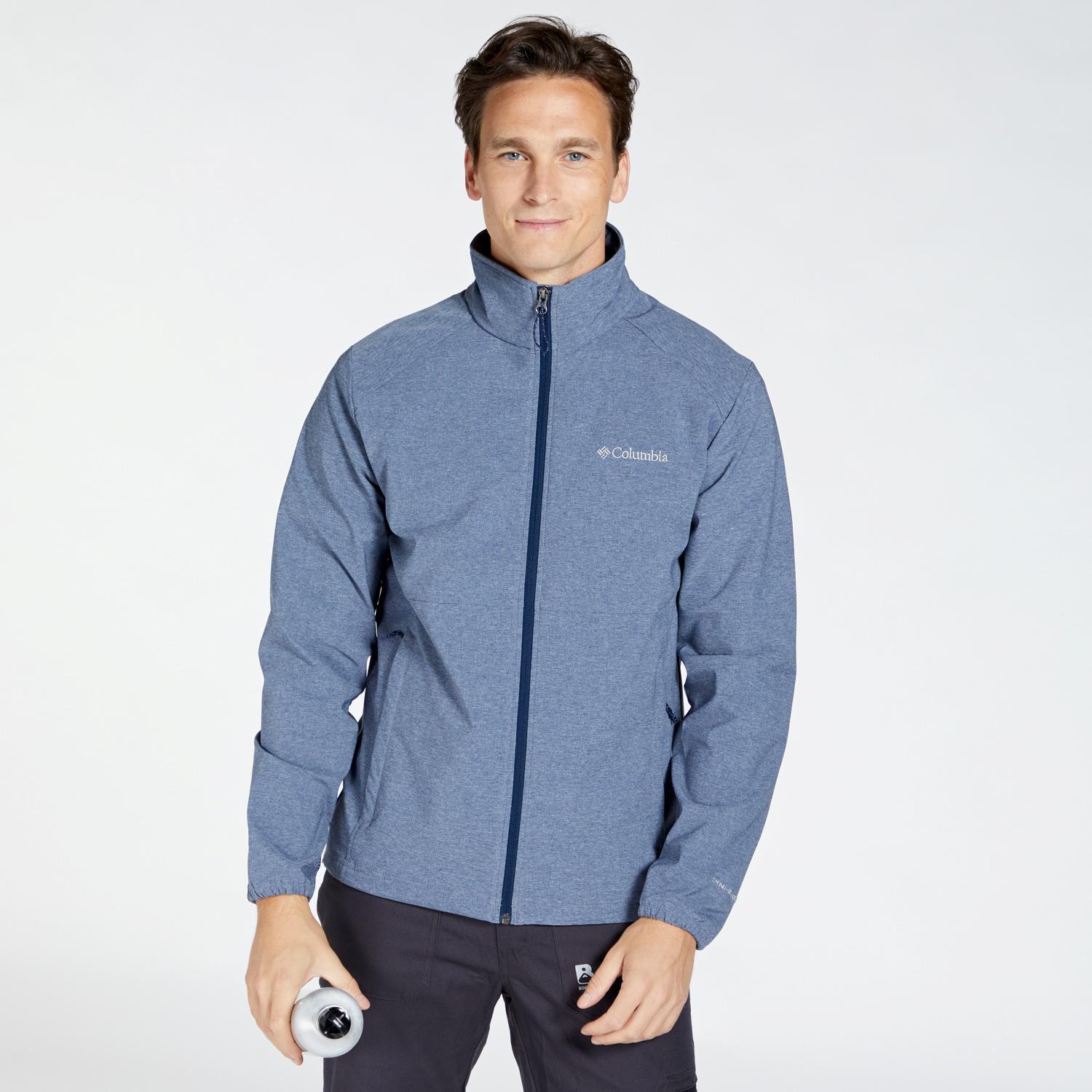 Columbia Heather Cayon Blauw Softshell Jas Heren