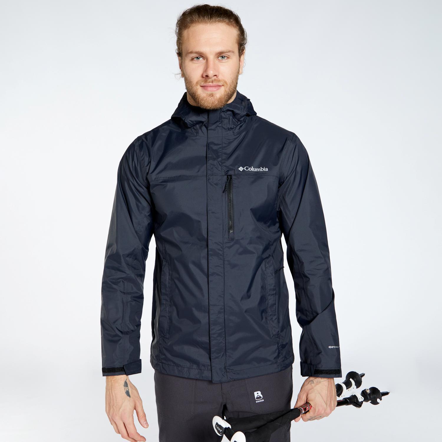 Columbia Pouring Adventure Zwart Softshell Outdoorjas Heren