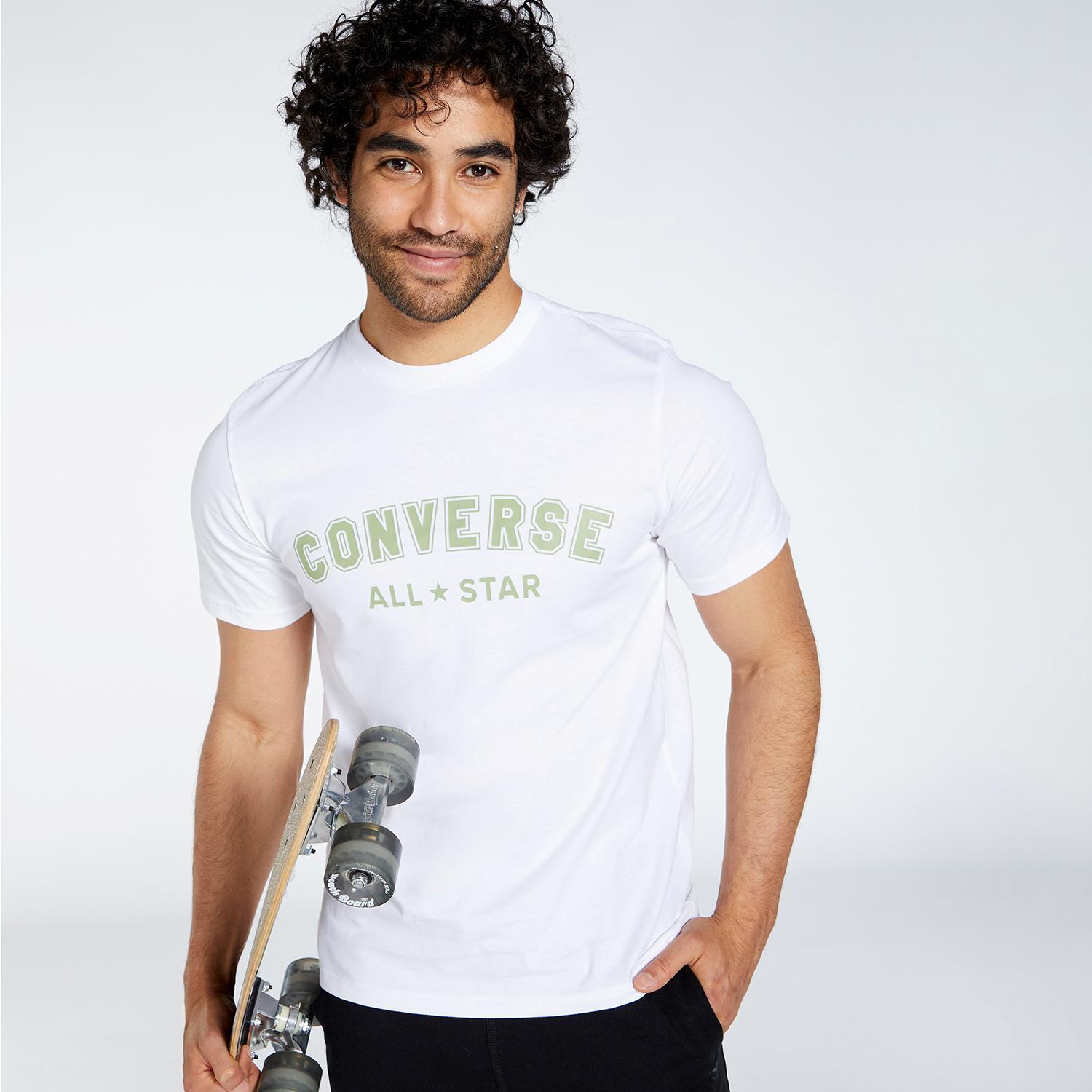 Converse All Wit T-shirt Heren