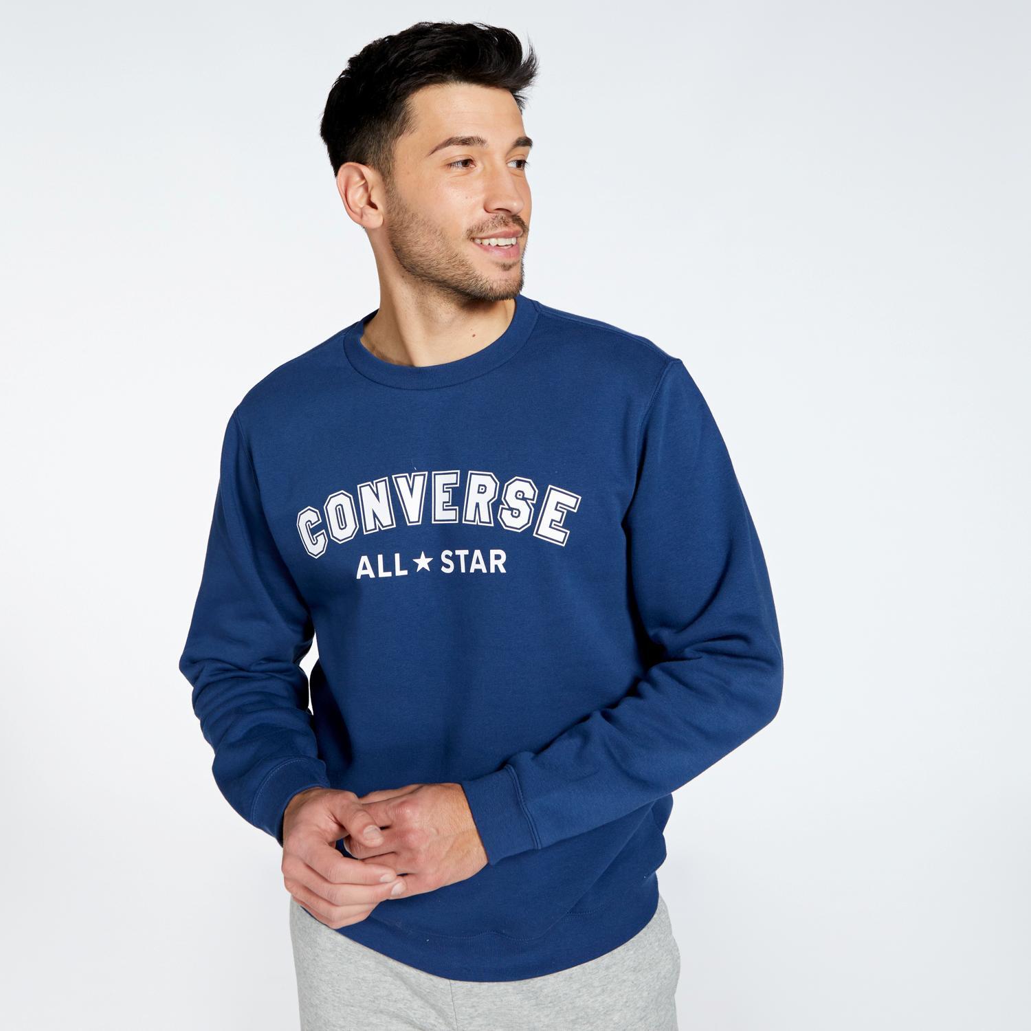 Converse All Star Marineblauw Sweater voor heren