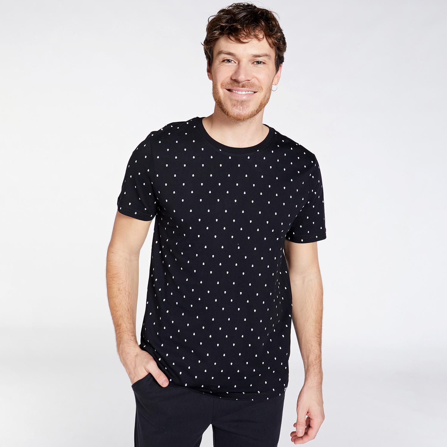 Up Basic - Negro - Camiseta Hombre talla 2XS