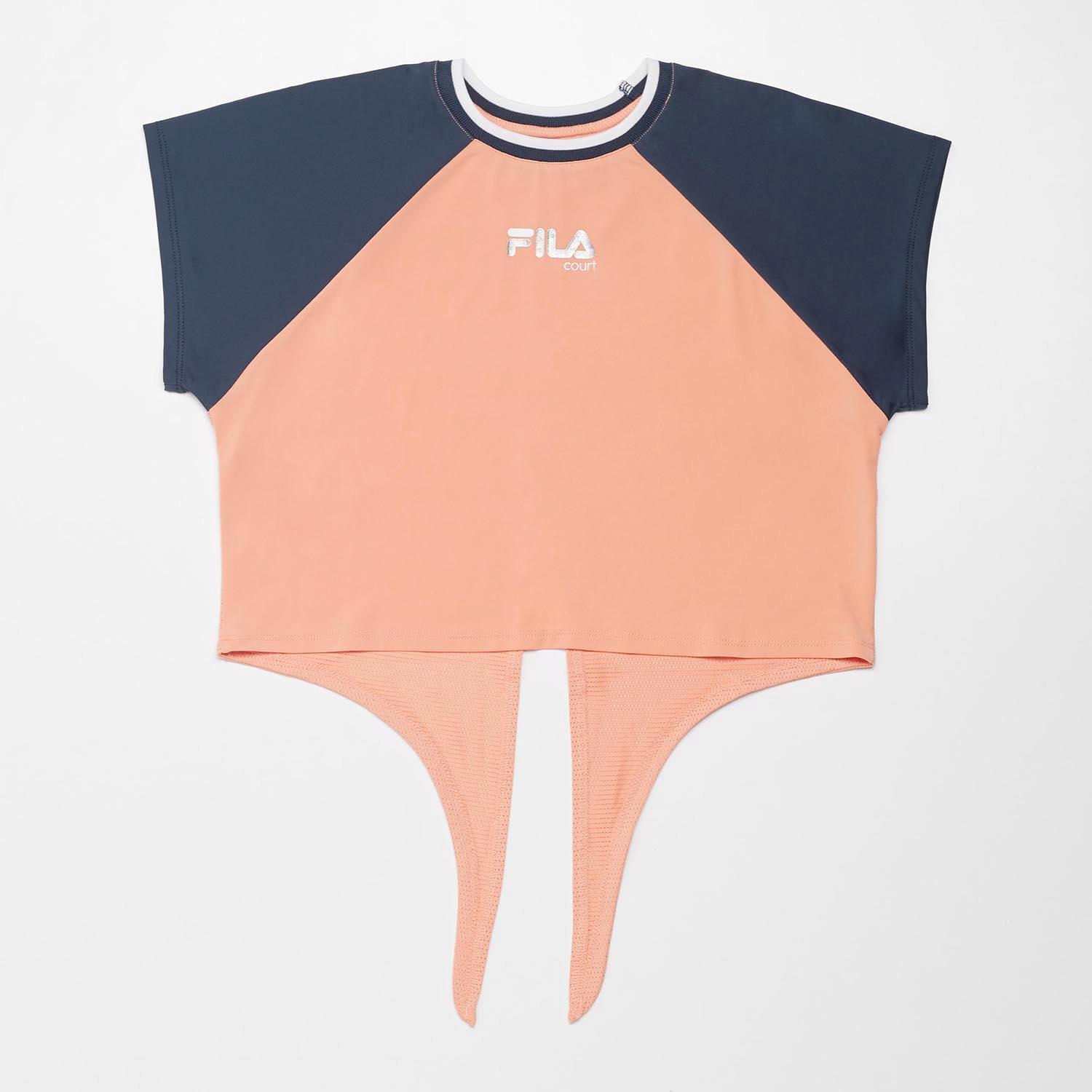 Camiseta Fila - Coral - Camiseta Tenis Niña talla 12