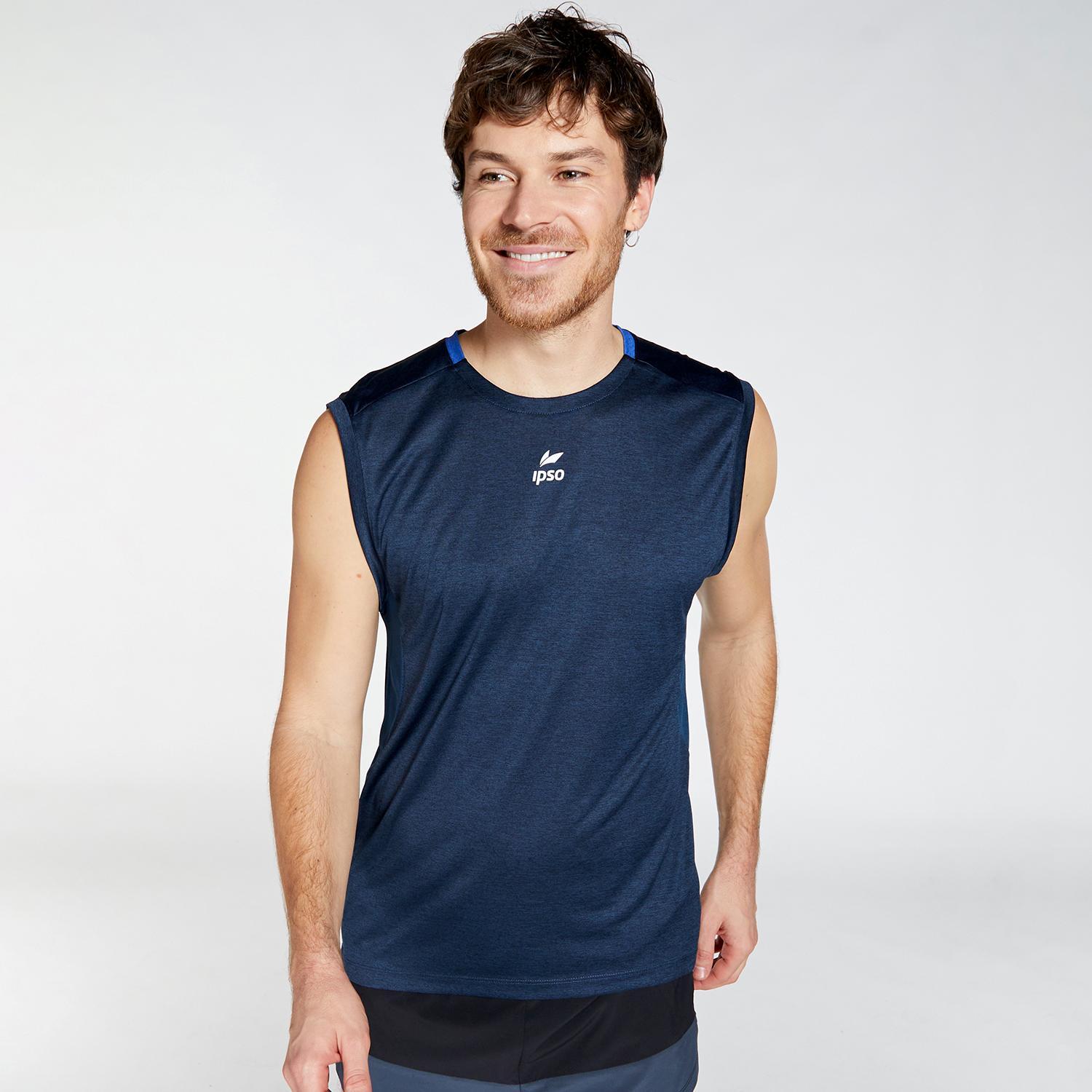 Ipso Combi 2 - Marino - Camiseta Running Hombre talla 2XL